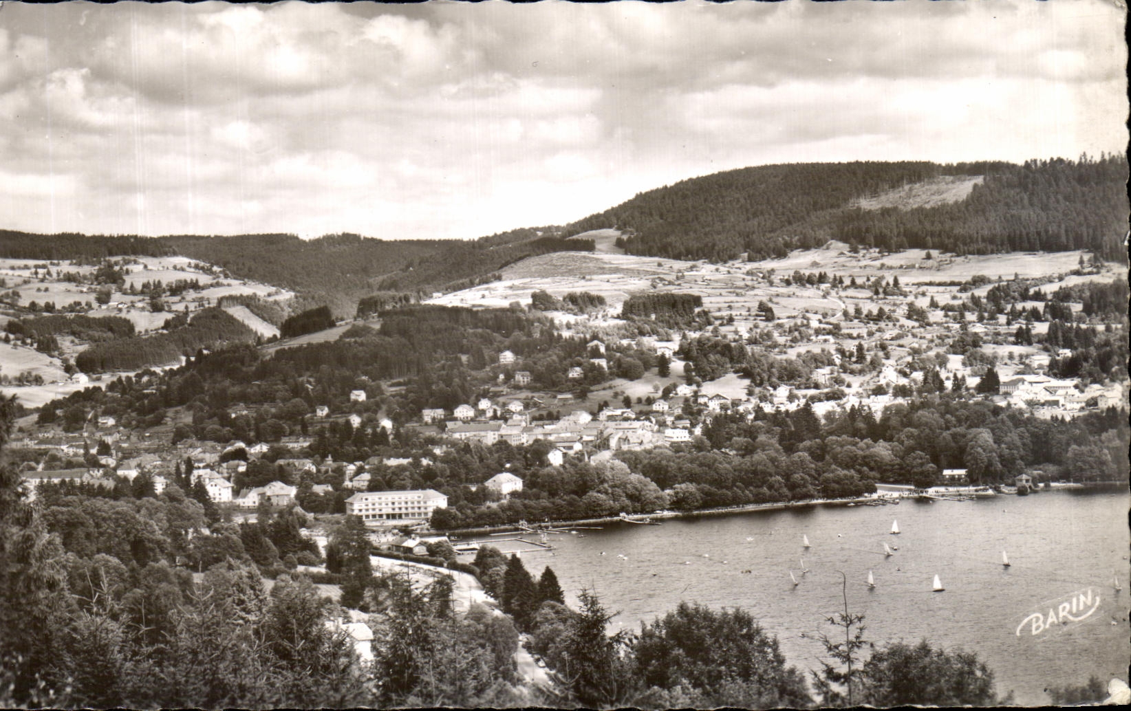 CPA Gerardmer the City and the lake seen of Xeltes