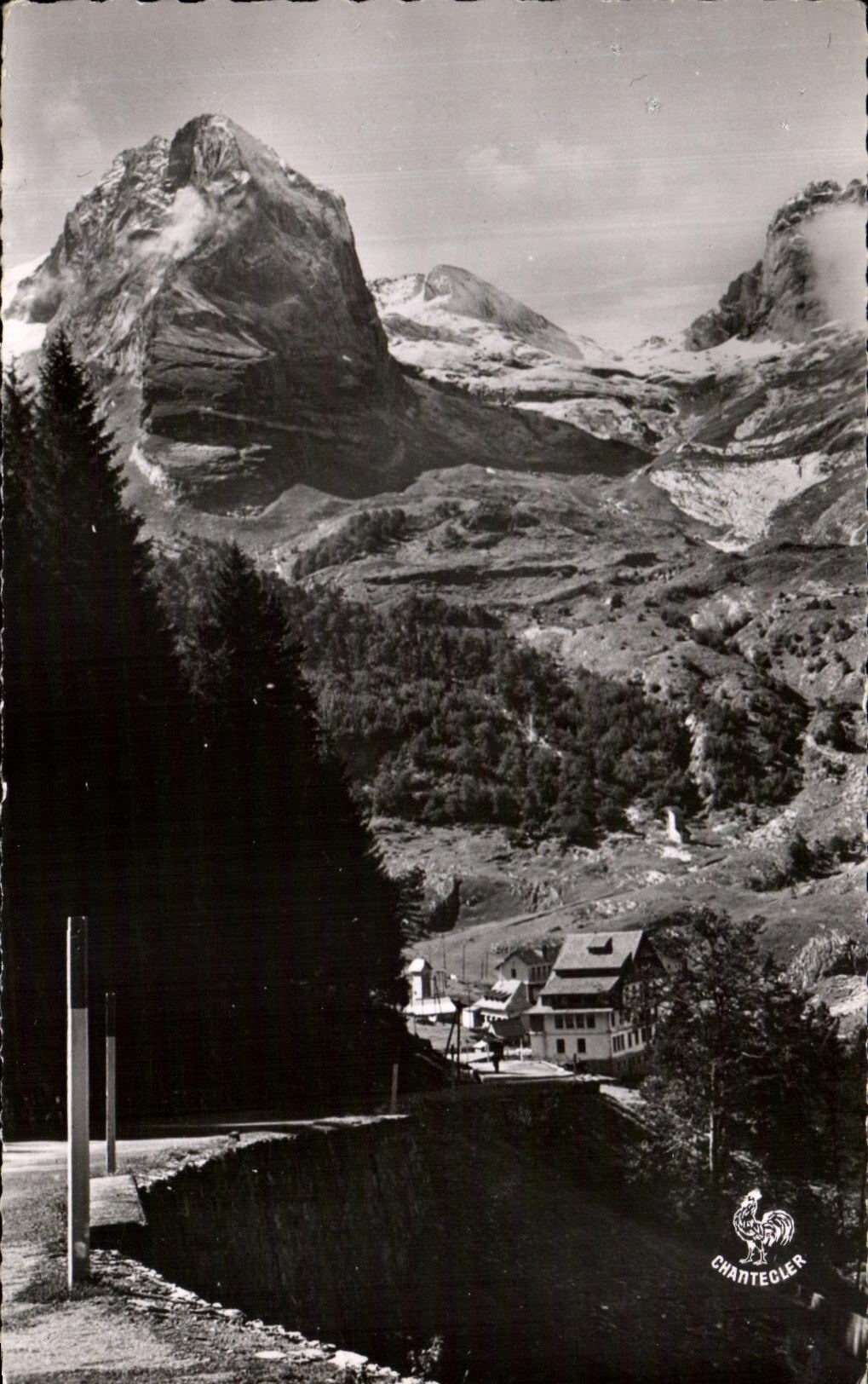 CPA Vallee of ossau thermal Route of the collar of Aubisque has Gourette