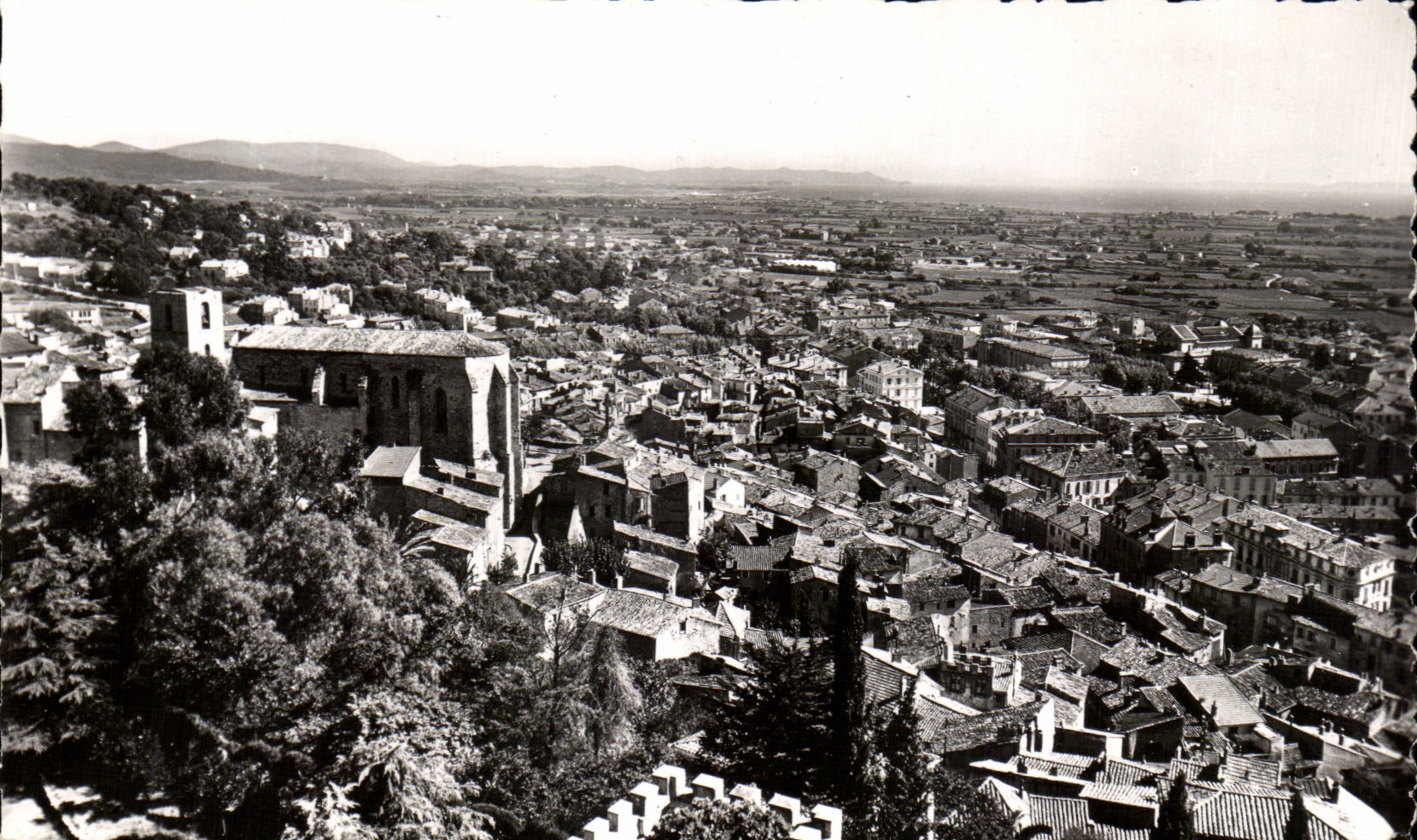CPA Le Littoral Mediterraneen Hyeres Les Palmiers Vue Generale