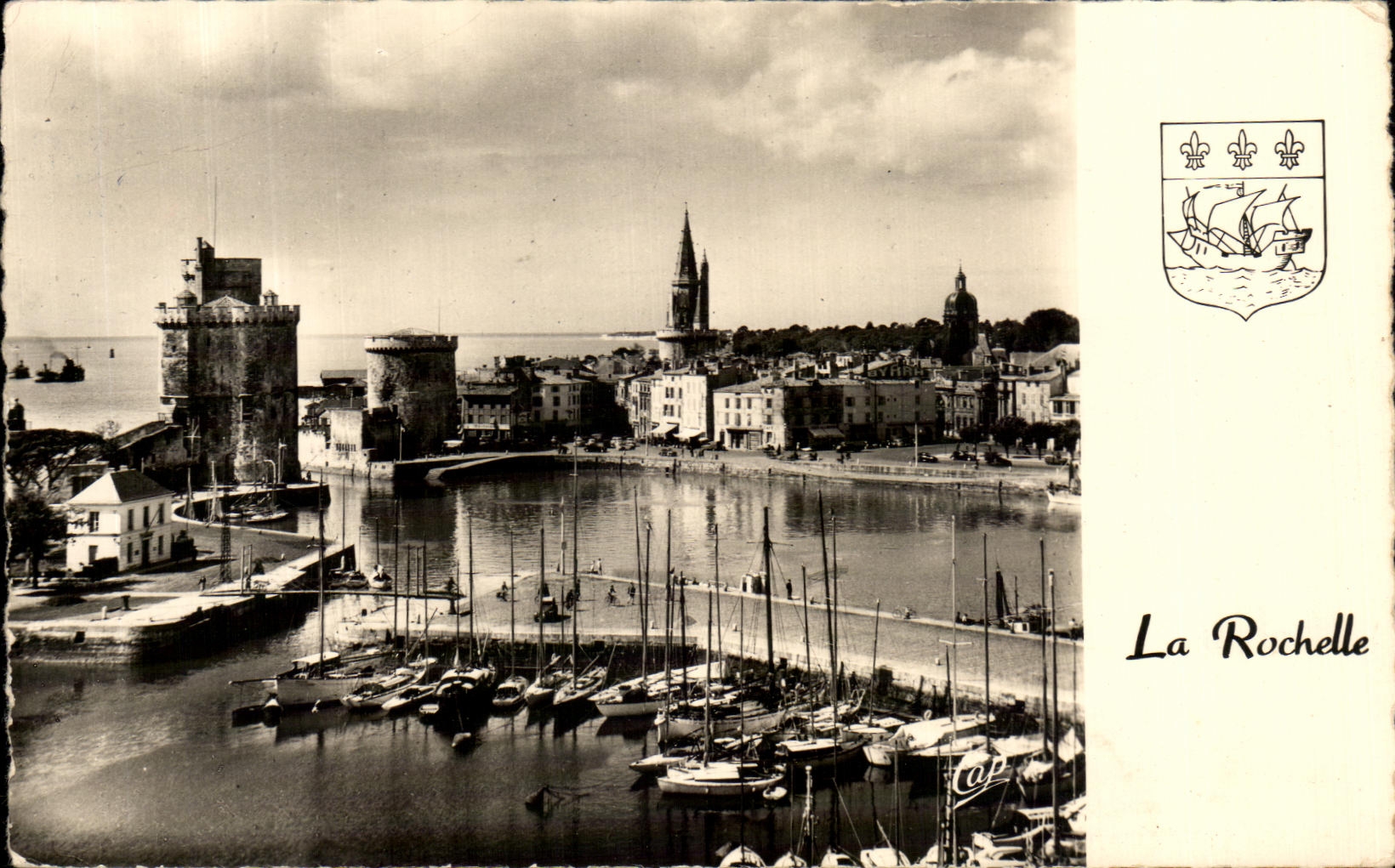 CPA La Rochelle el puerto y los yates