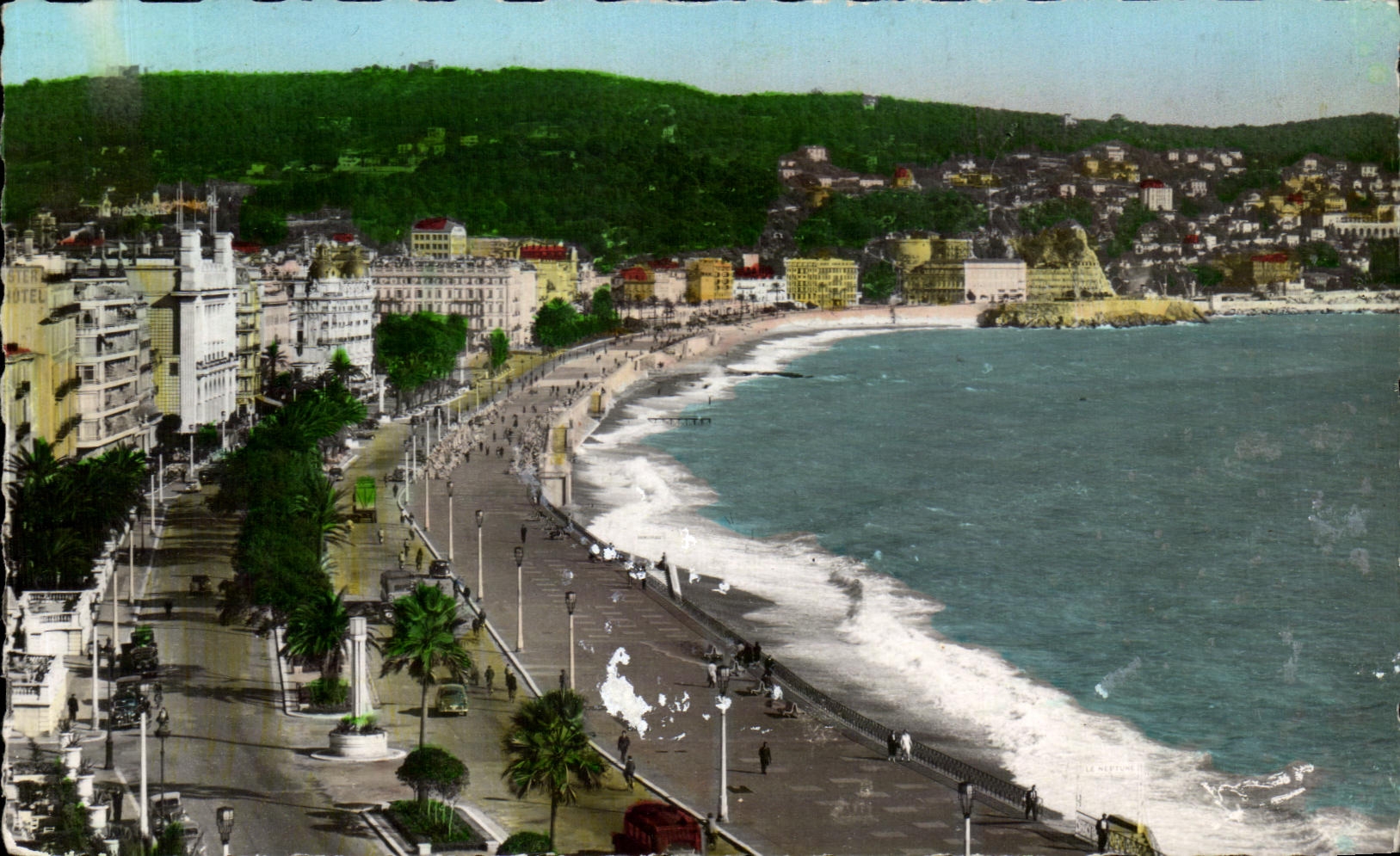 CPA la dimension Niza del azul