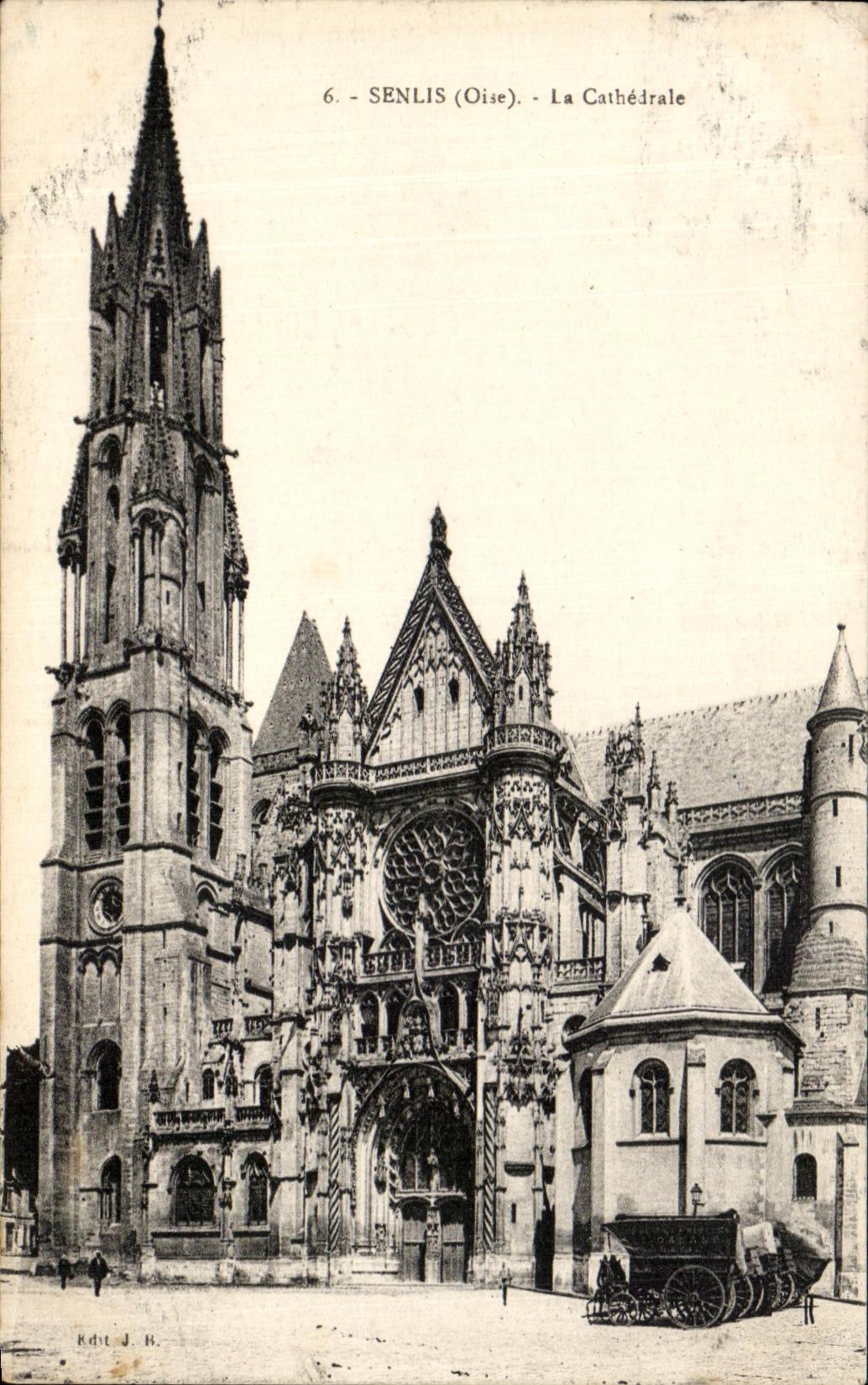 CPA Senlis the Cathedral