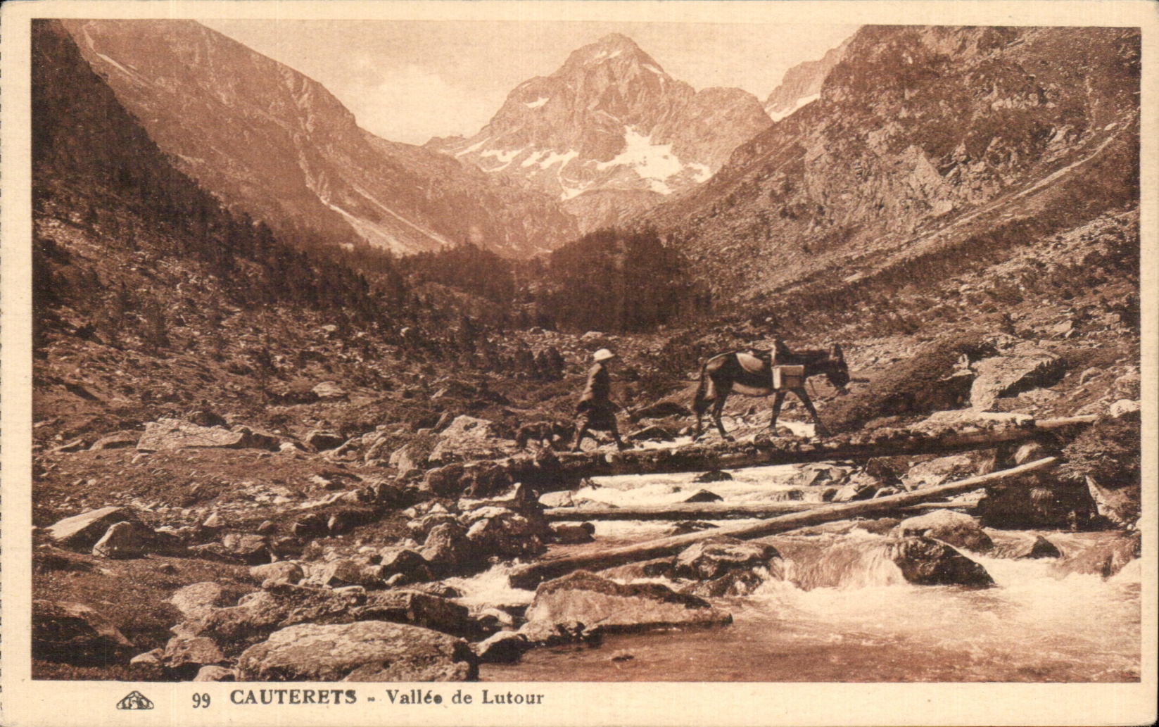 CPA Cauterets Valley of Lutour Ass