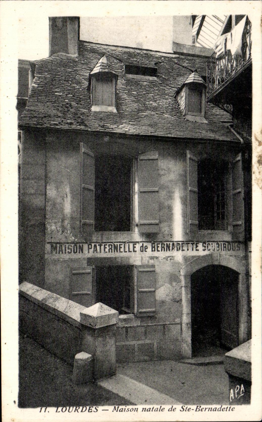 CPA Lourdes native House of co Bernadette