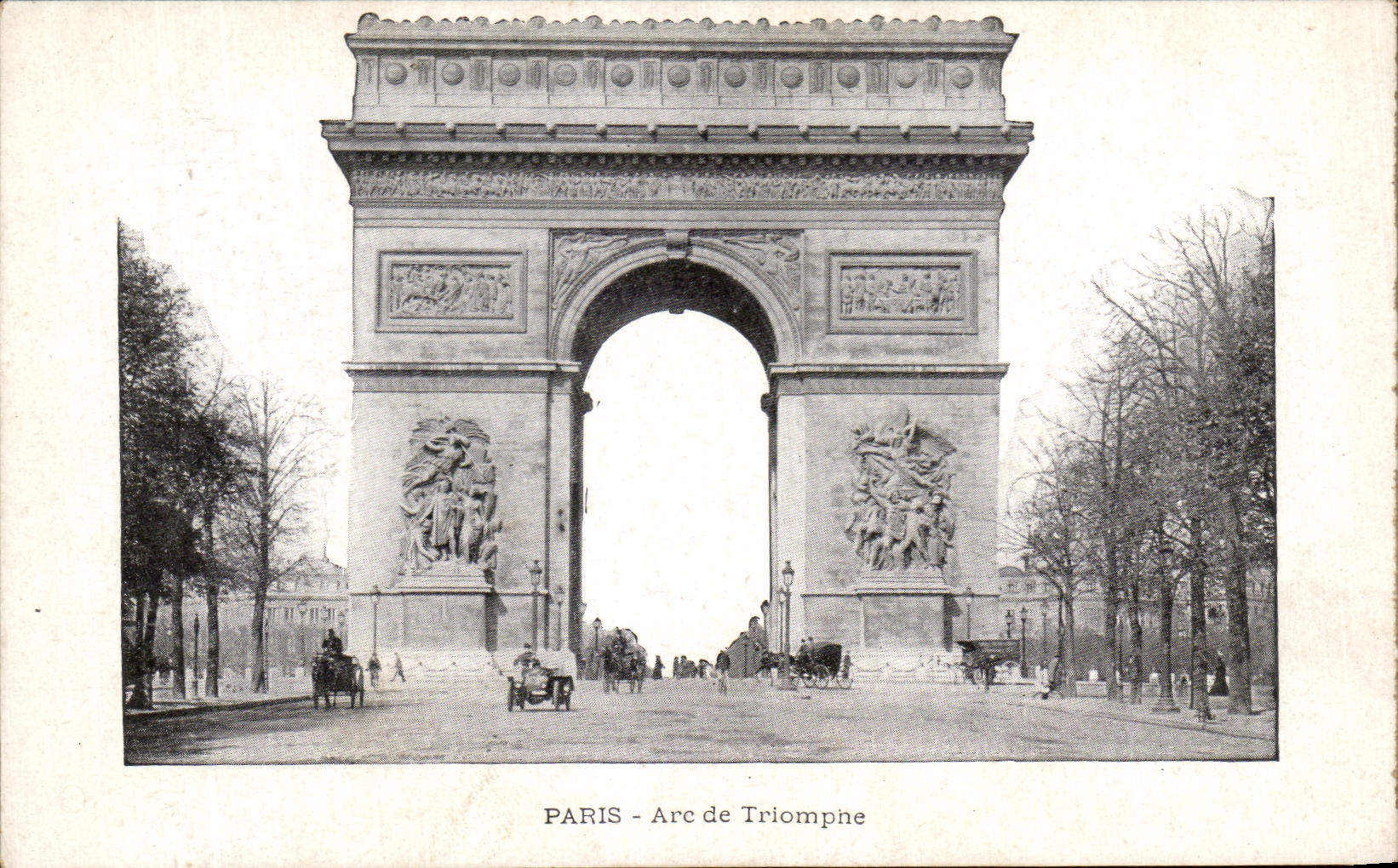 CPA Paris Arc de Triomphe