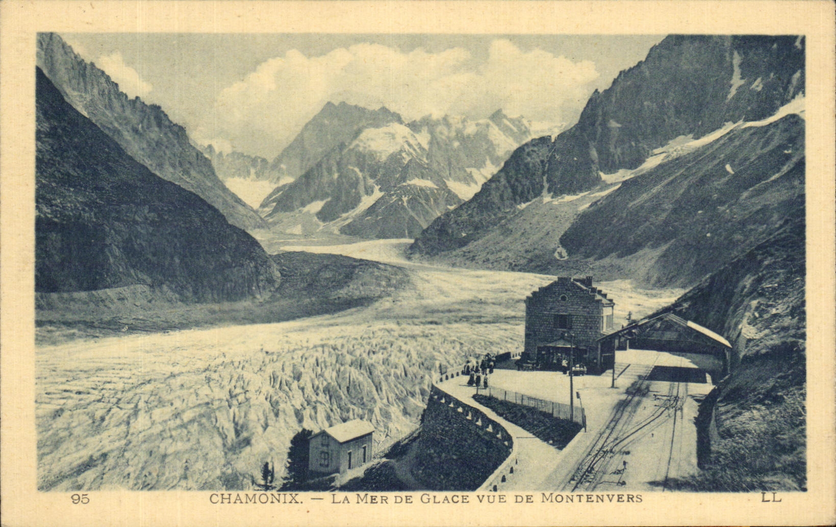 CPA Chamonix Sea Of Ice Seen De Montenvers