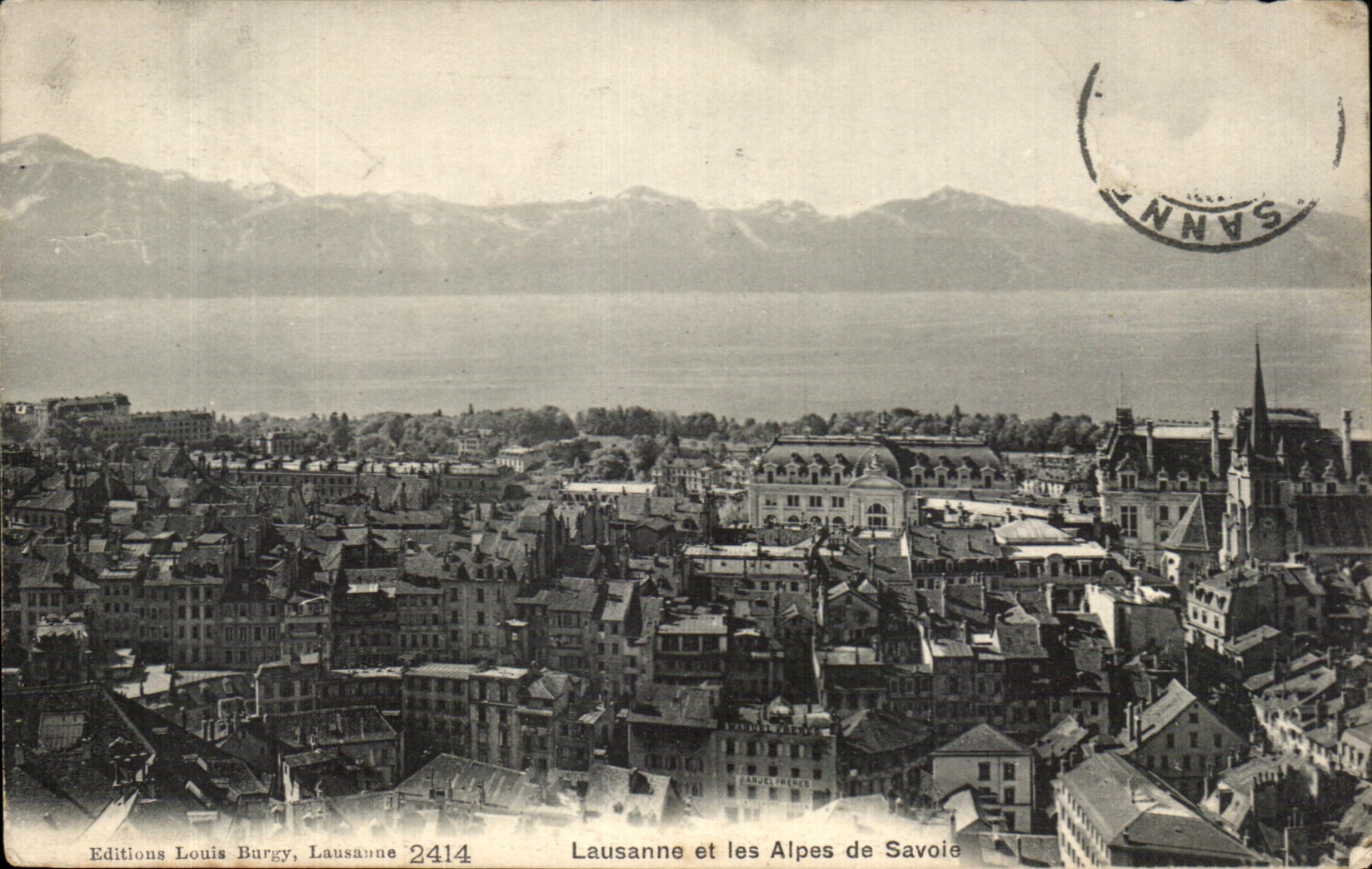 CPA Lausanne et les Alpes de Savoie