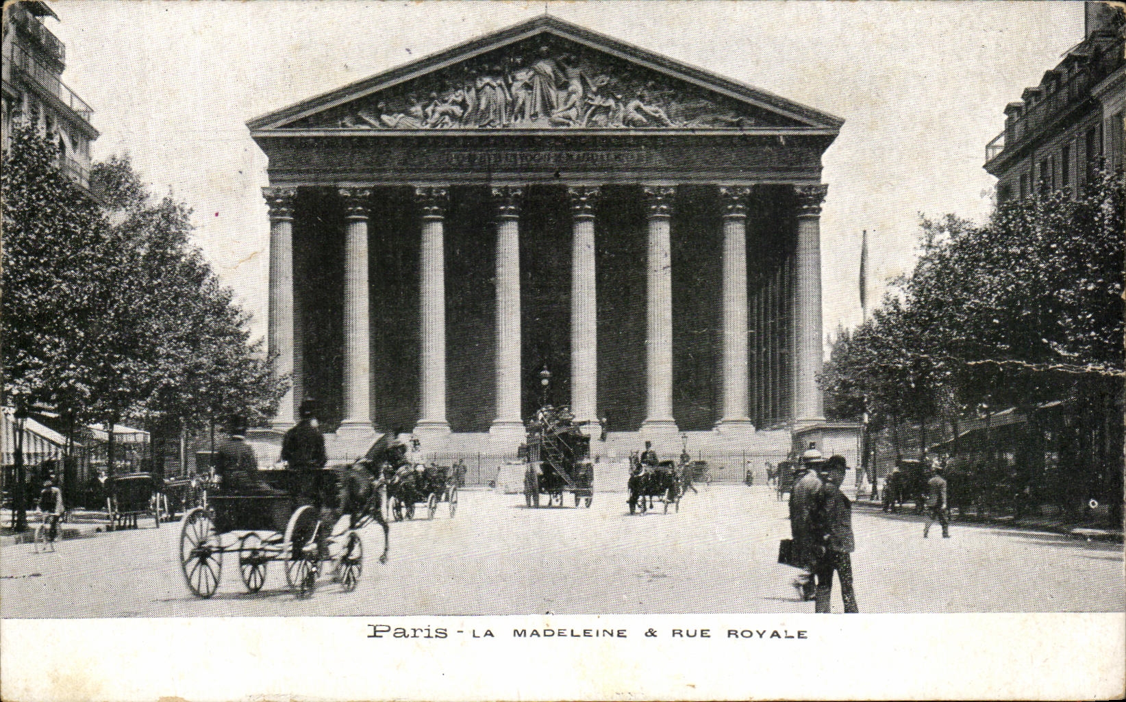 CPA Paris the Madeleine Royal Street