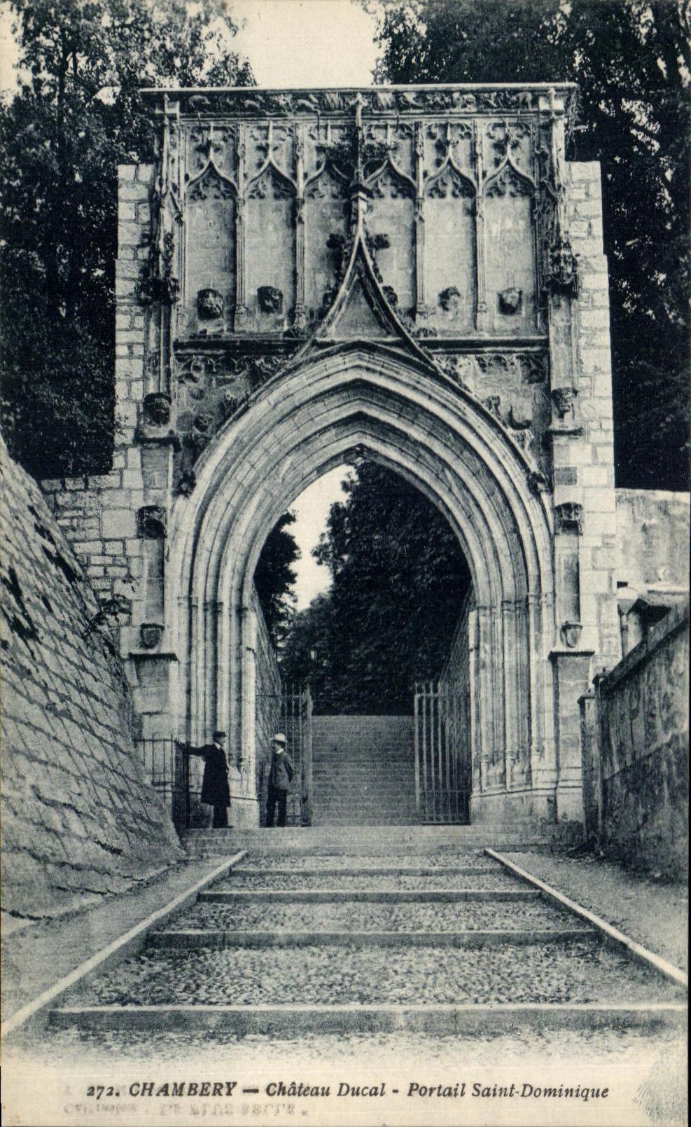 CPA Chambery Ducal Castle Gate Saint Dominique