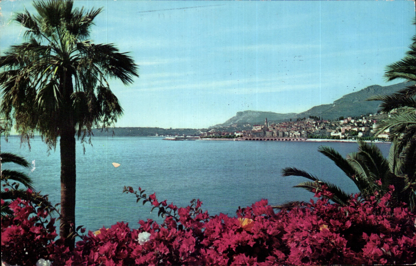 CPSM Menton View Taken De Galavan In the Content the Cape Martin