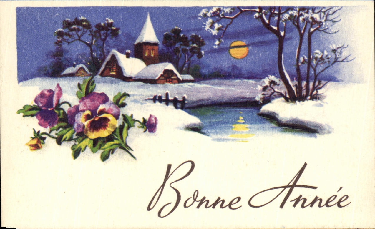 CPA Bonne Annee