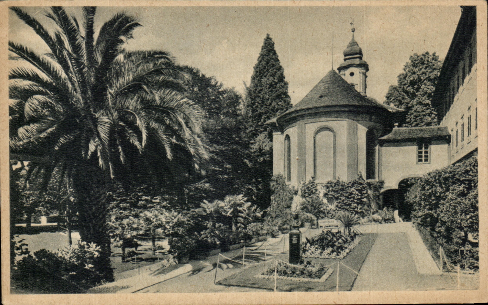 CPA Insel Mainau Partie Bei der Schlosskirche 