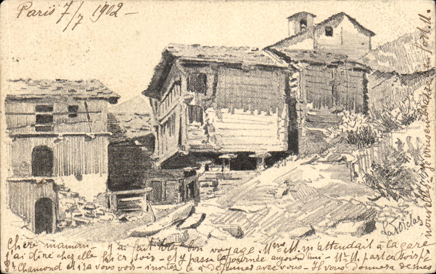 Casa de CPA en la montana