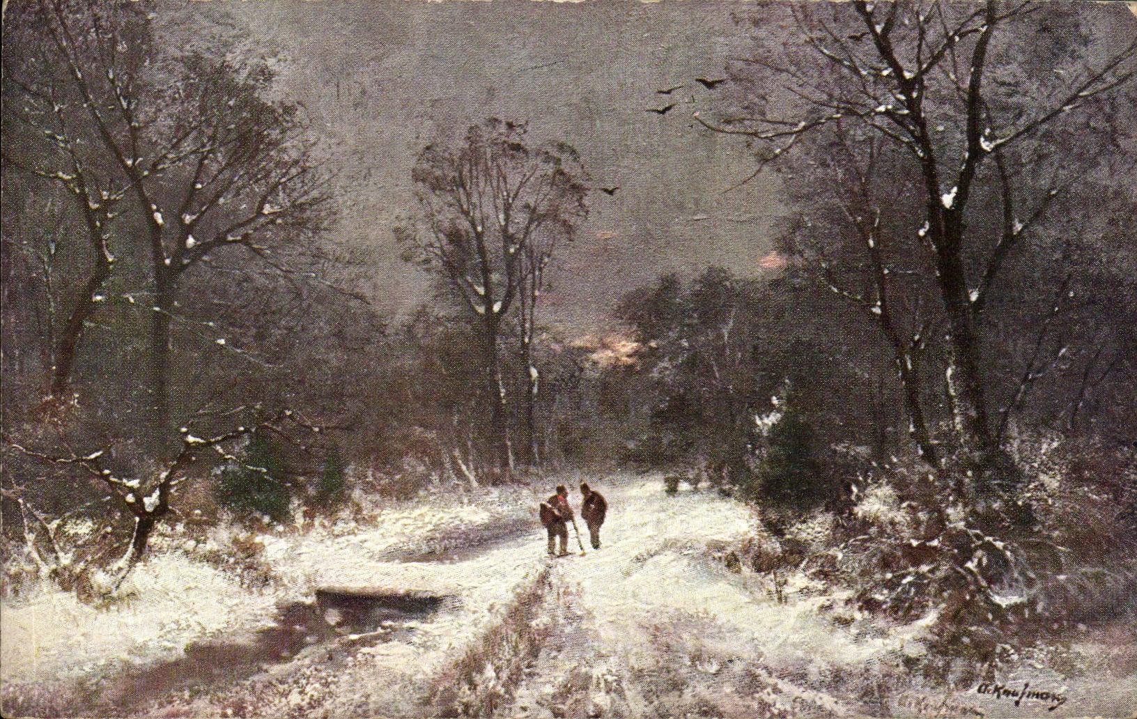 CPA Paysag sous la neige 