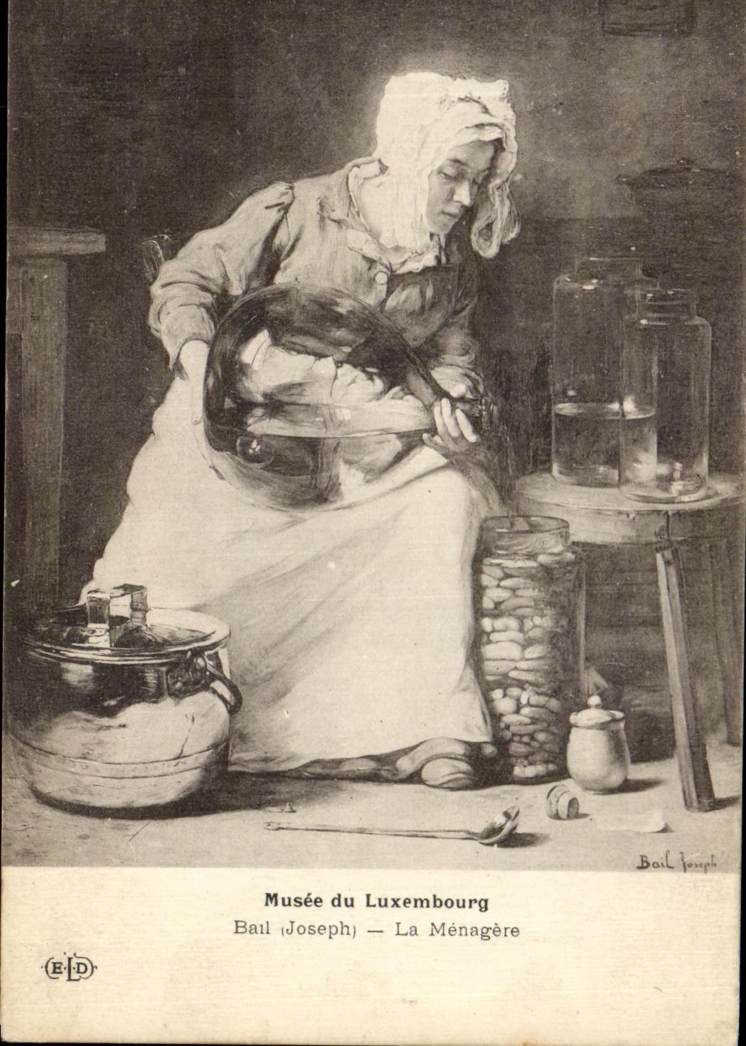 CPA Musee Du Luxembourg Bail La Menagere