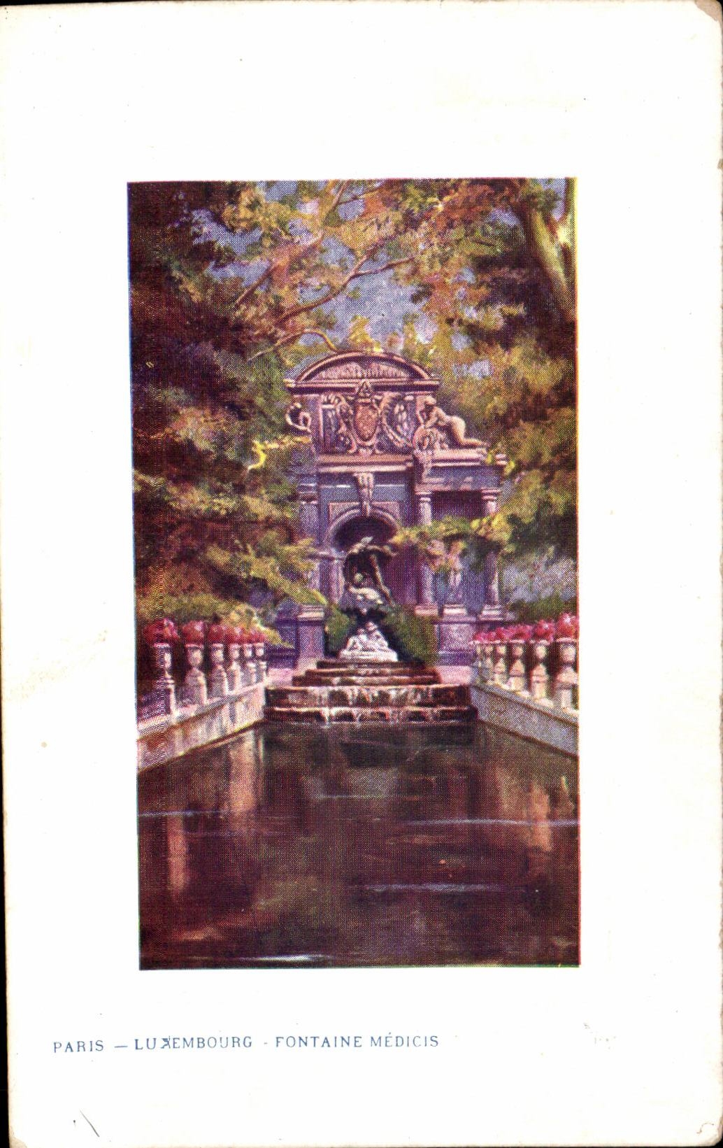 CPA Paris Luxembourg Medicis Fountain