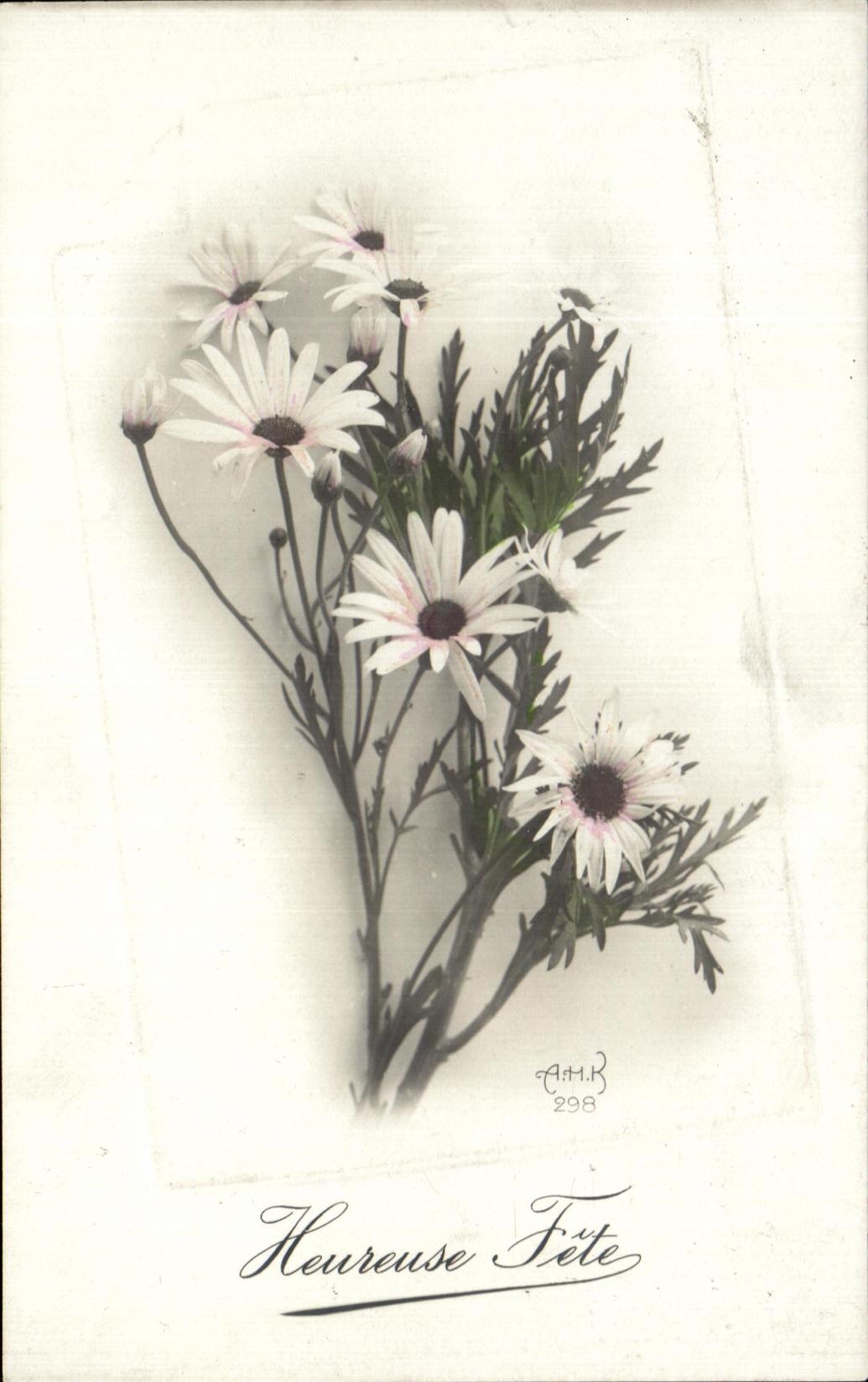 Las flores de CPA Fantaisie Heureure celebran