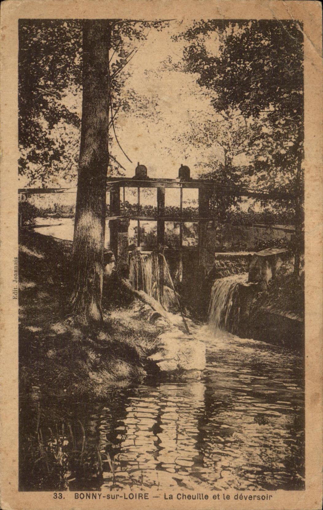 CPA Bonny On the Loire Cheuille and the outfall