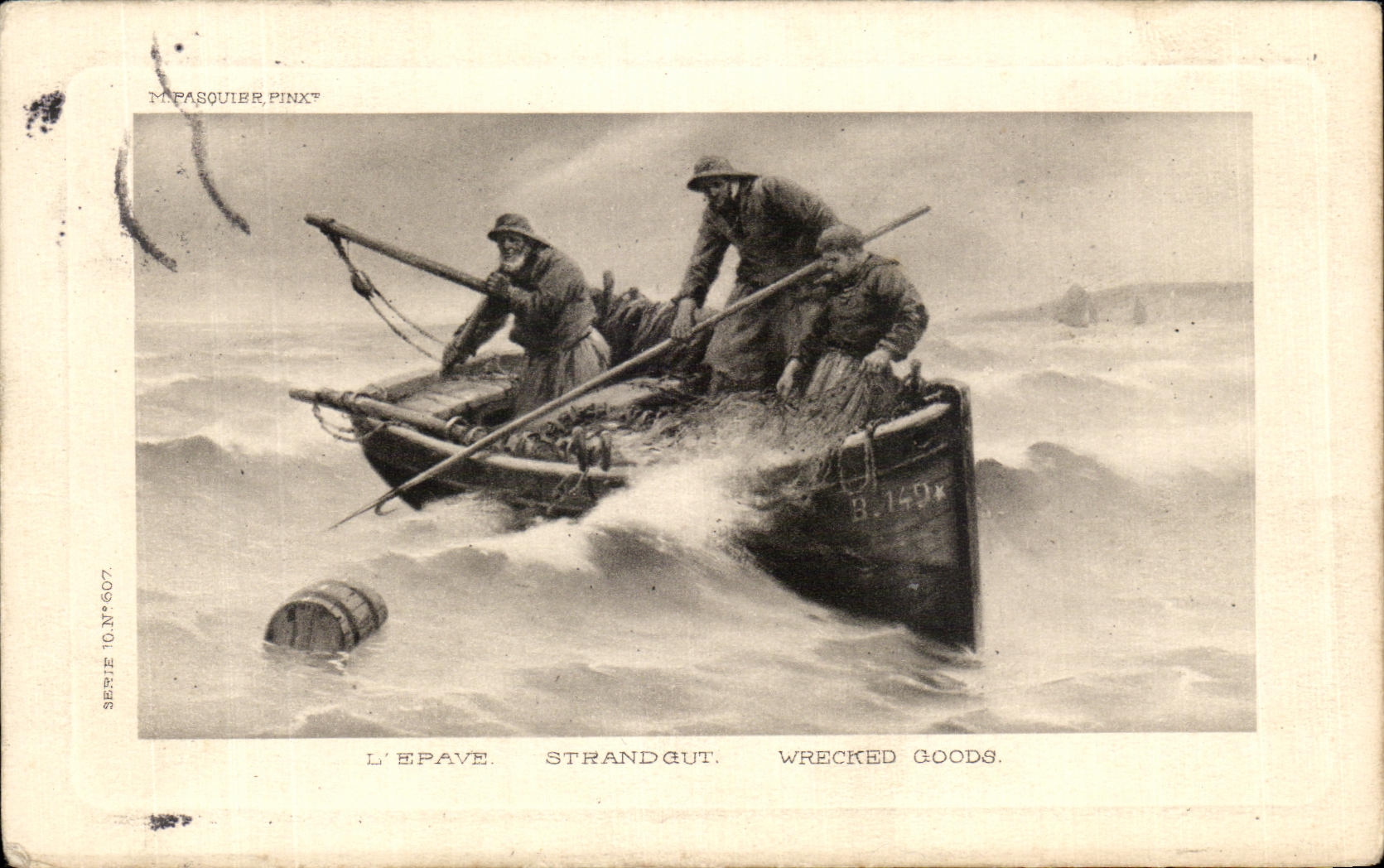 CPA the Wreck Pasquier Batea of sin