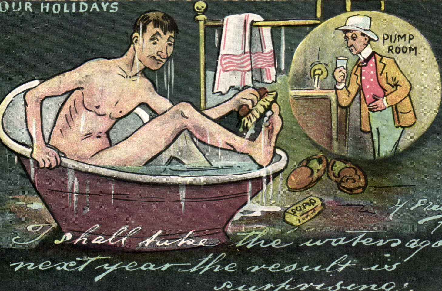 CPA Our Holidays Humour 