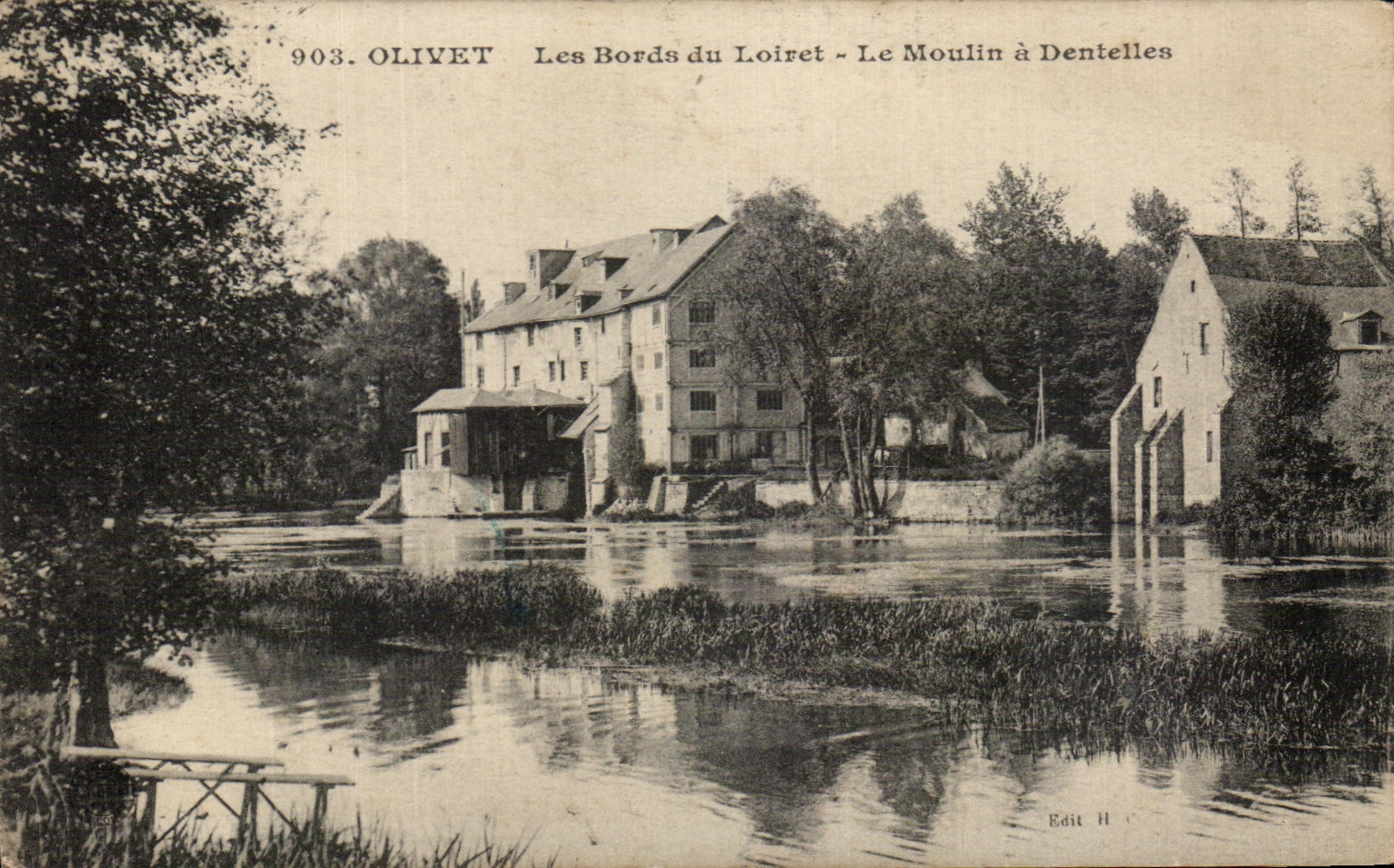 CPA Olivet the Edges of Loiret the Mill has Dentelles