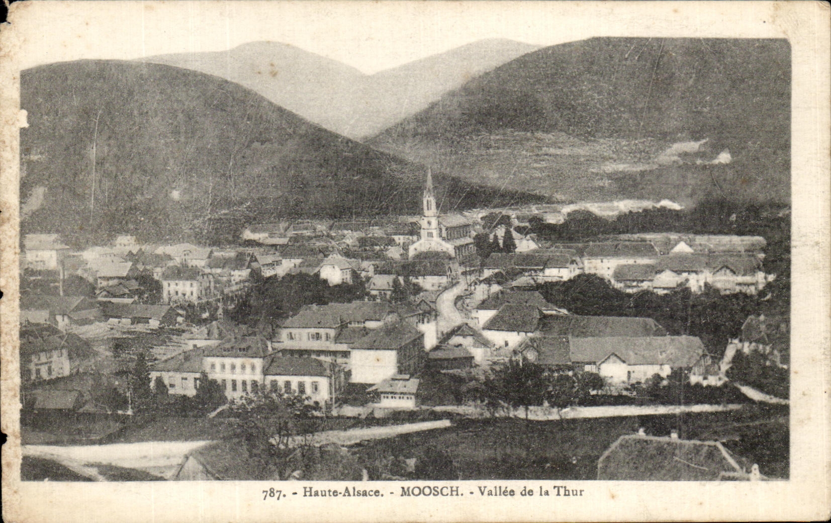 CPA High Alsace Moosch Valley of the Thur