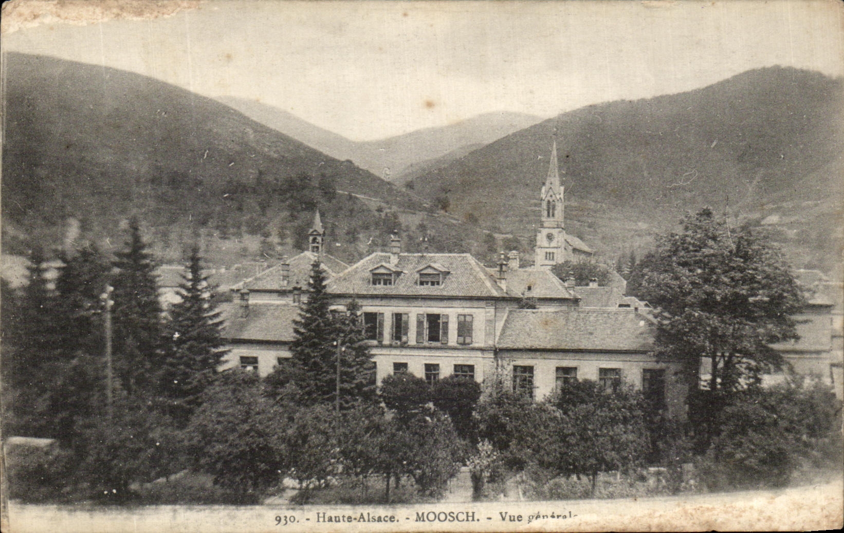 CPA High Alsace Moosch View