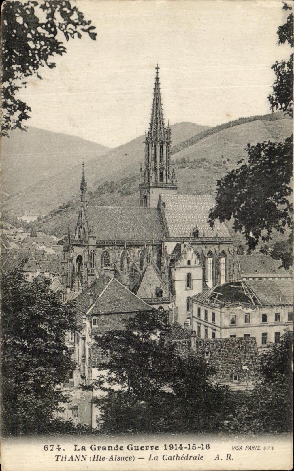 CPA the Thann Great War the Cathedral