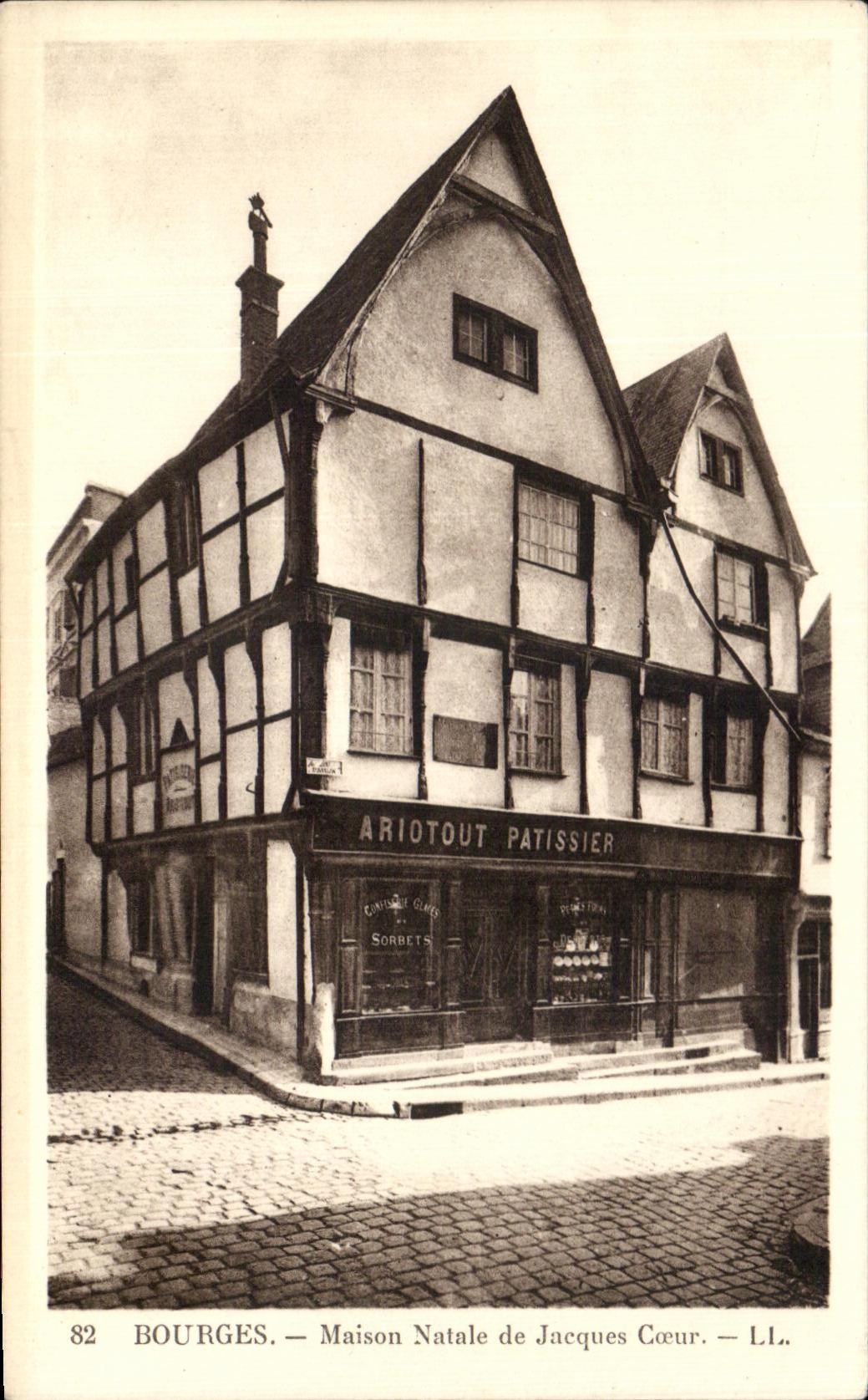 Casa nativa de CPA Bourges del pastelero de Ariotout del corazon de Jacques