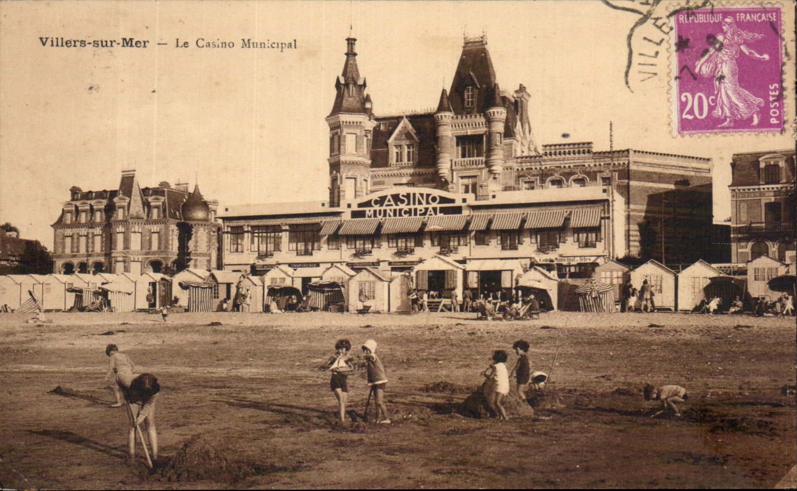 CPA Villers en el mar el casino municipal