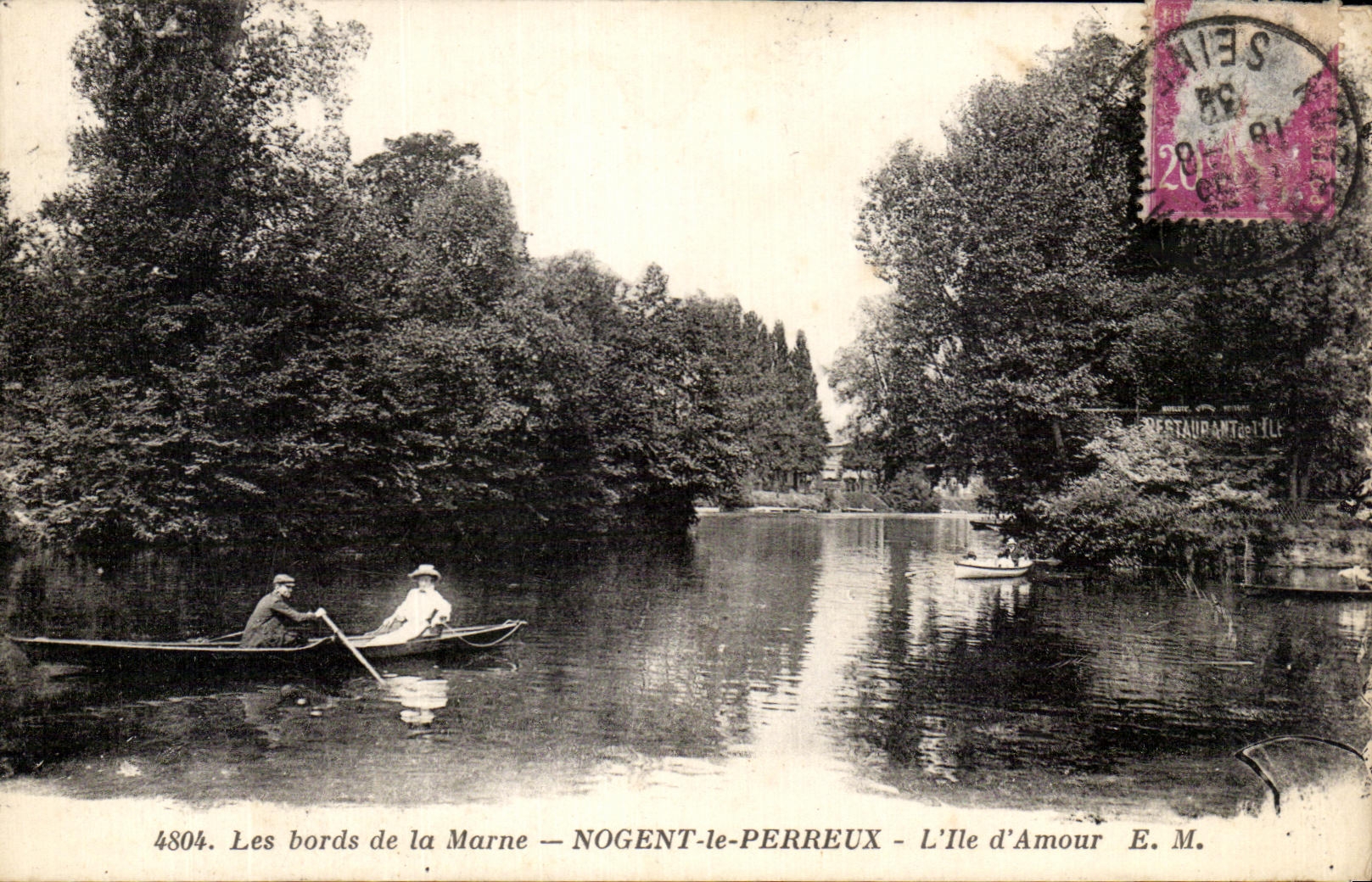 CPA Edges of the Nogent Marne Perreux the Island of Love