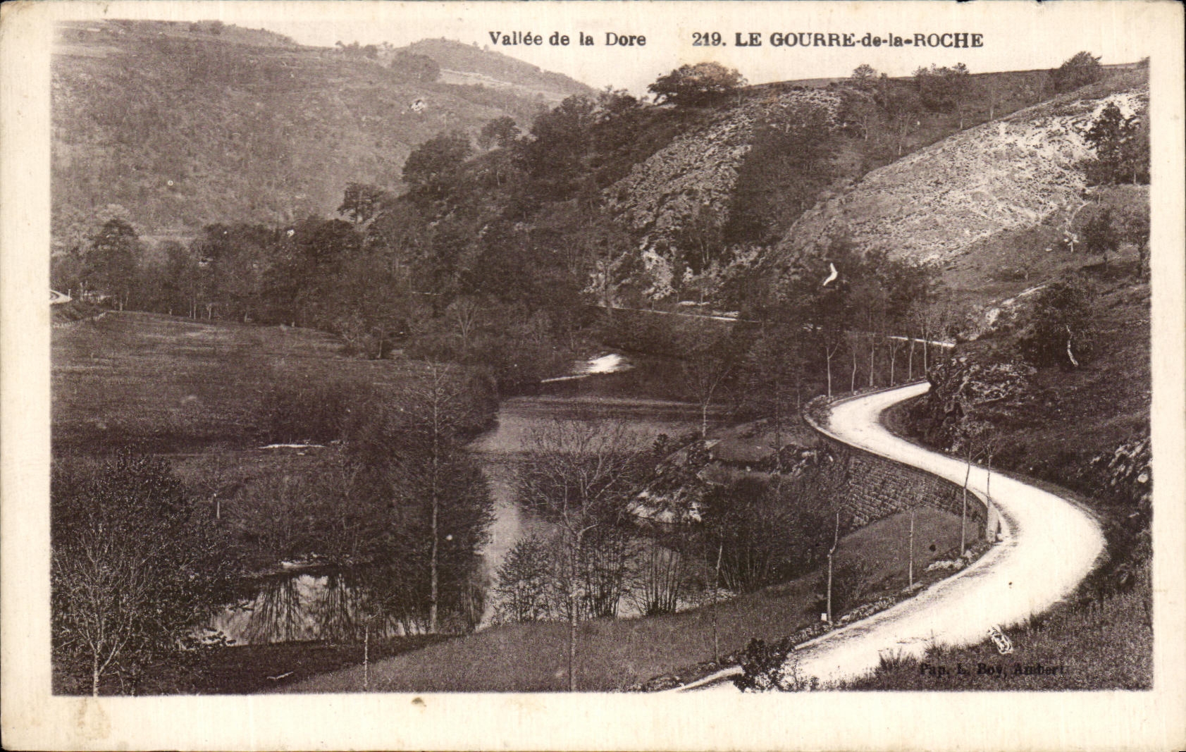 CPA Gourre of the Rock Valley of Gilds