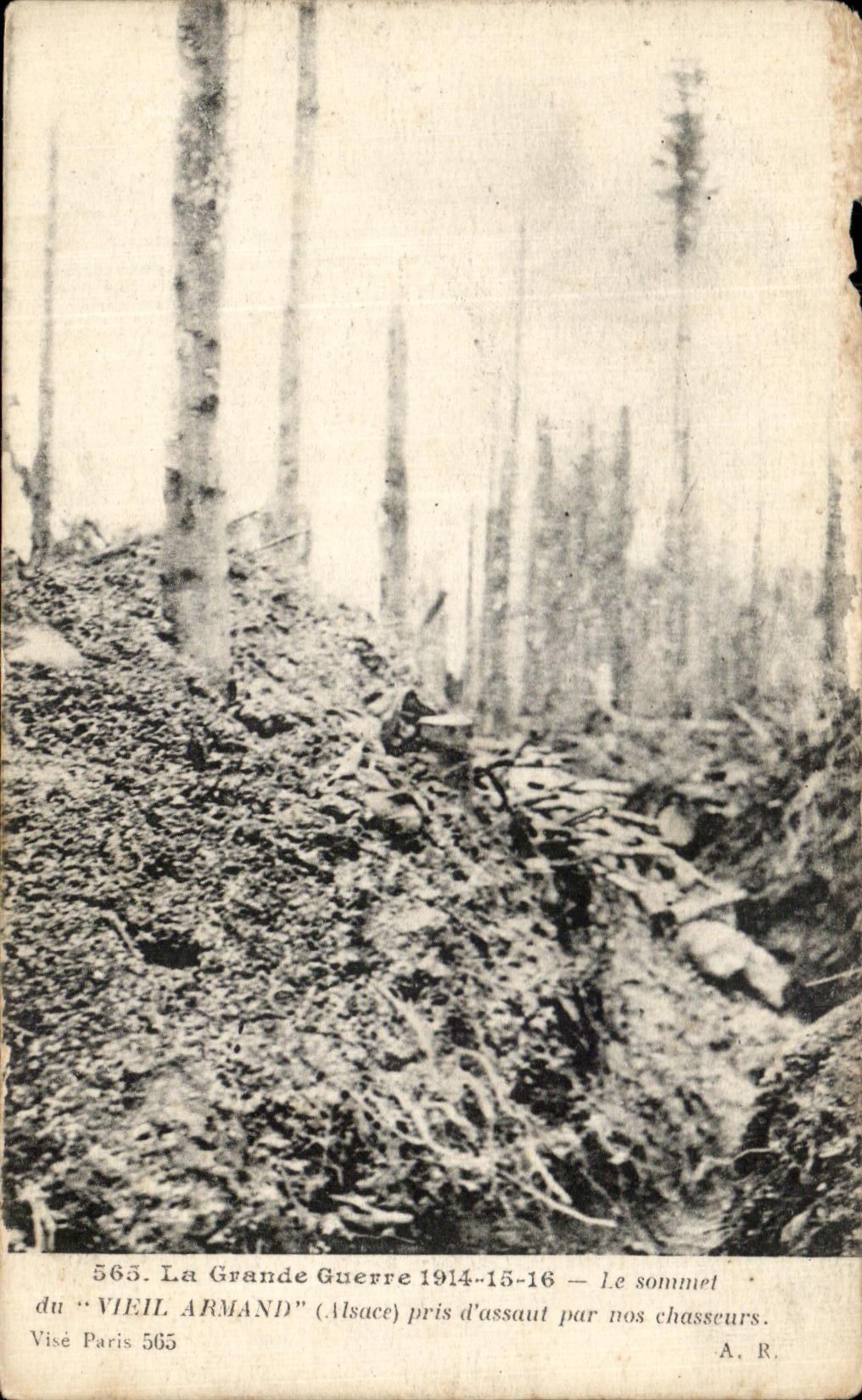 CPA the Summit Veil Armand taken by storm by our Militaria hunters