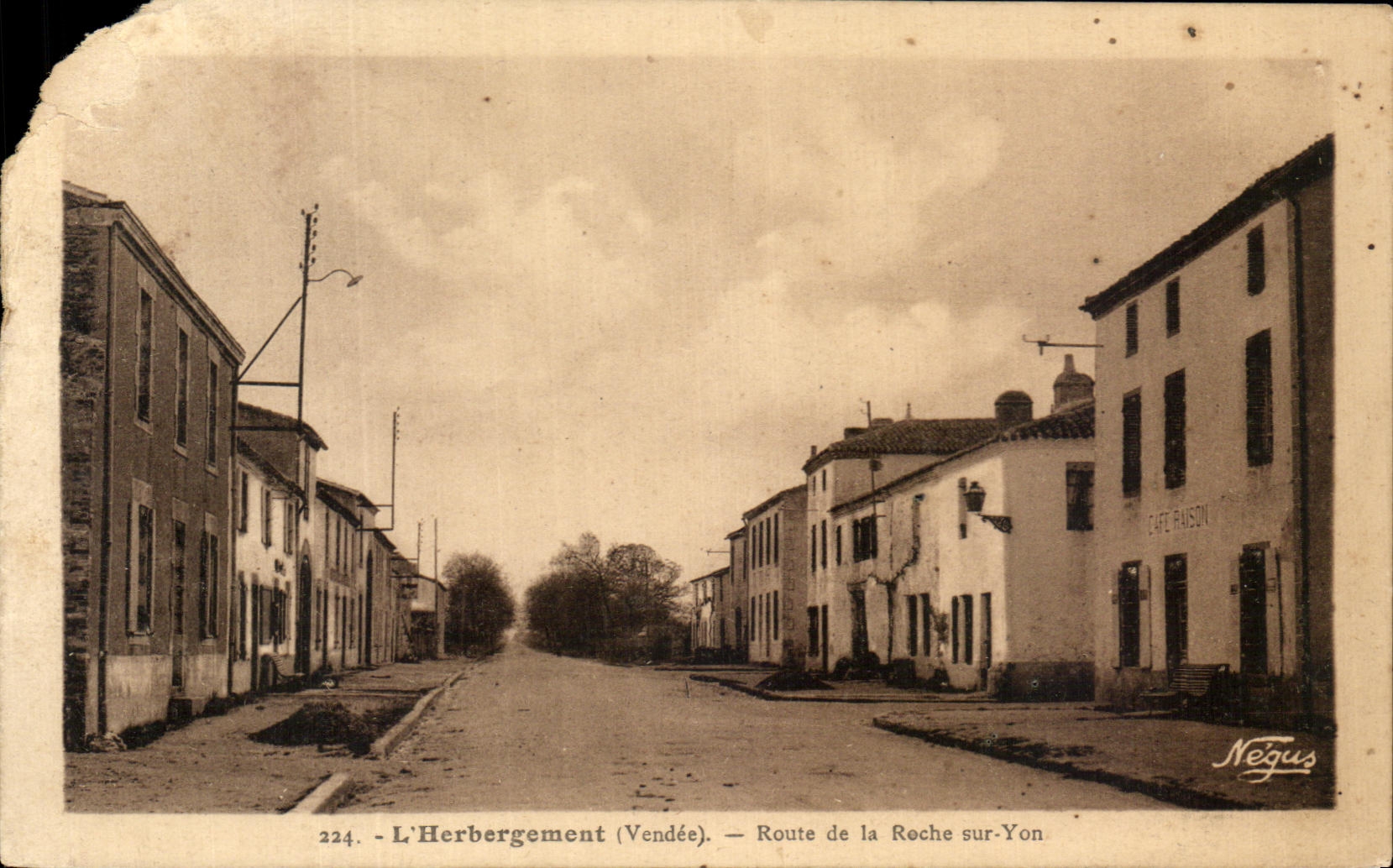 CPA Herbergement Road of the Rock On Yon