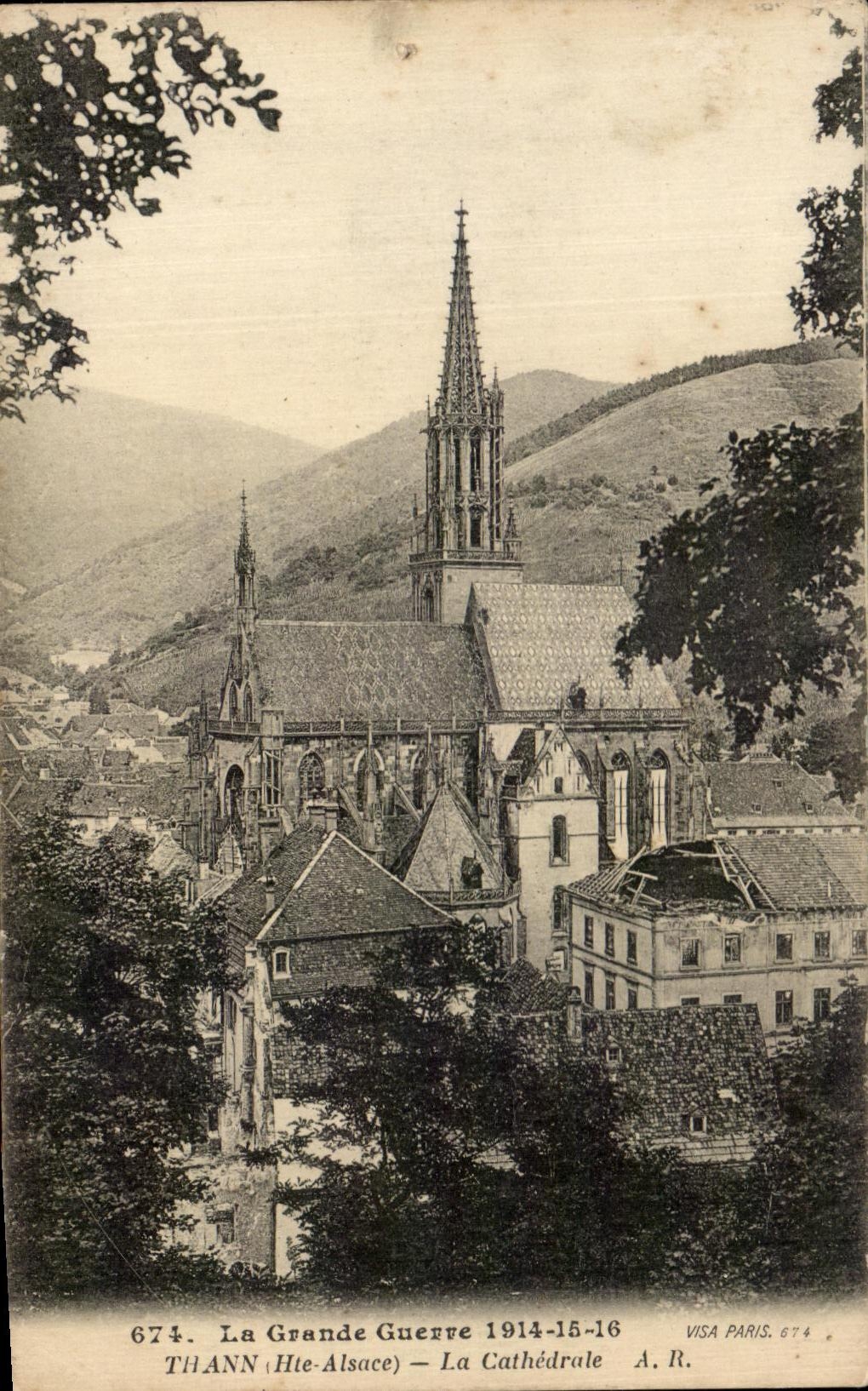 CPA the Thann Great War the Cathedral