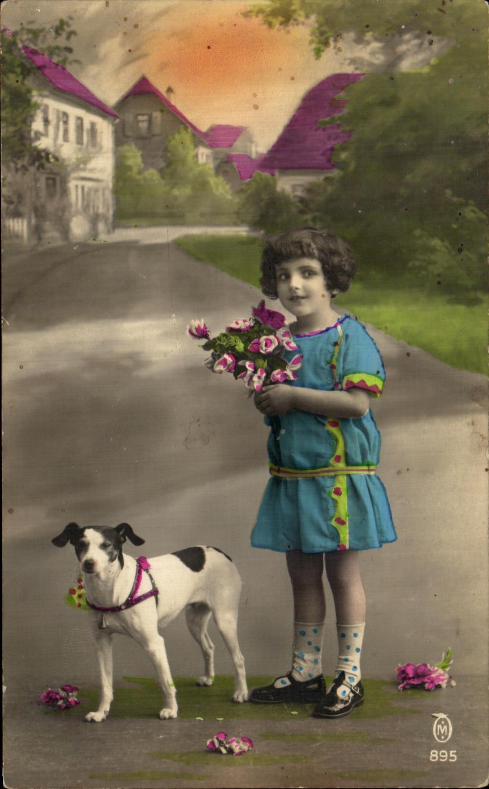 Nino y perro de la fantasia de CPA