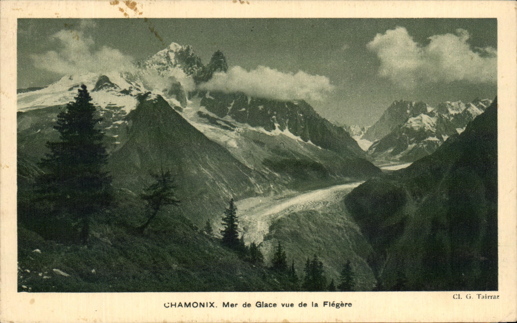 CPA Chamonix Sea Of Ice Seen Of Flegere