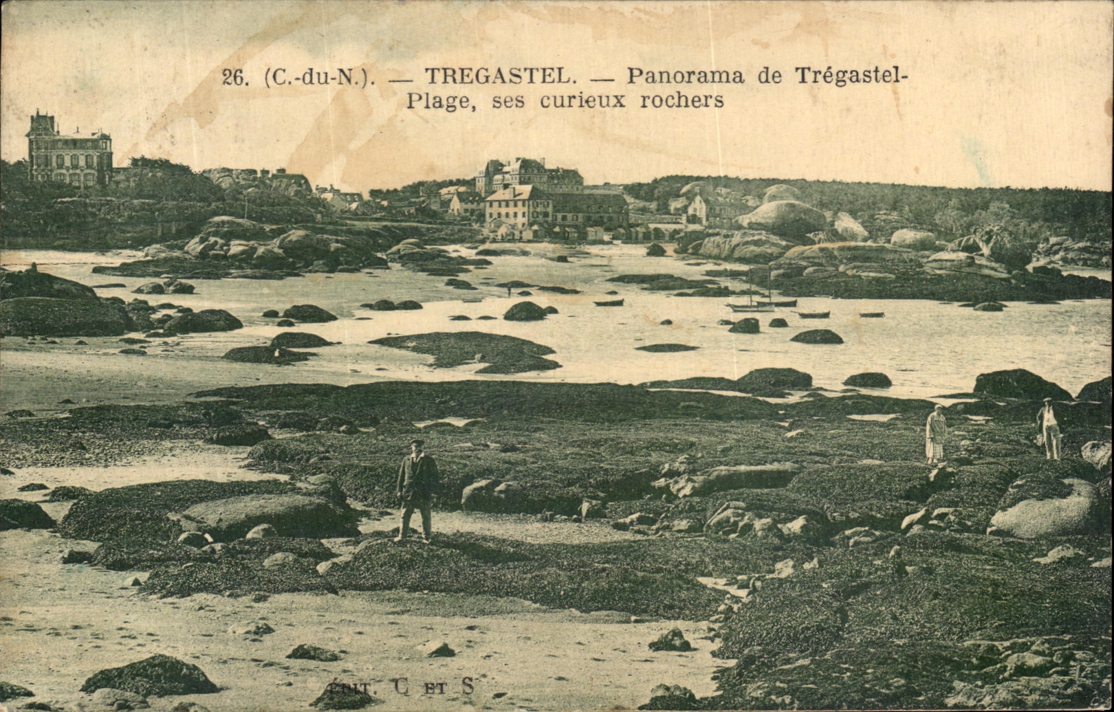 CPA Tregastel Panorama De Tregastel Plage Ses Curieux Rochers