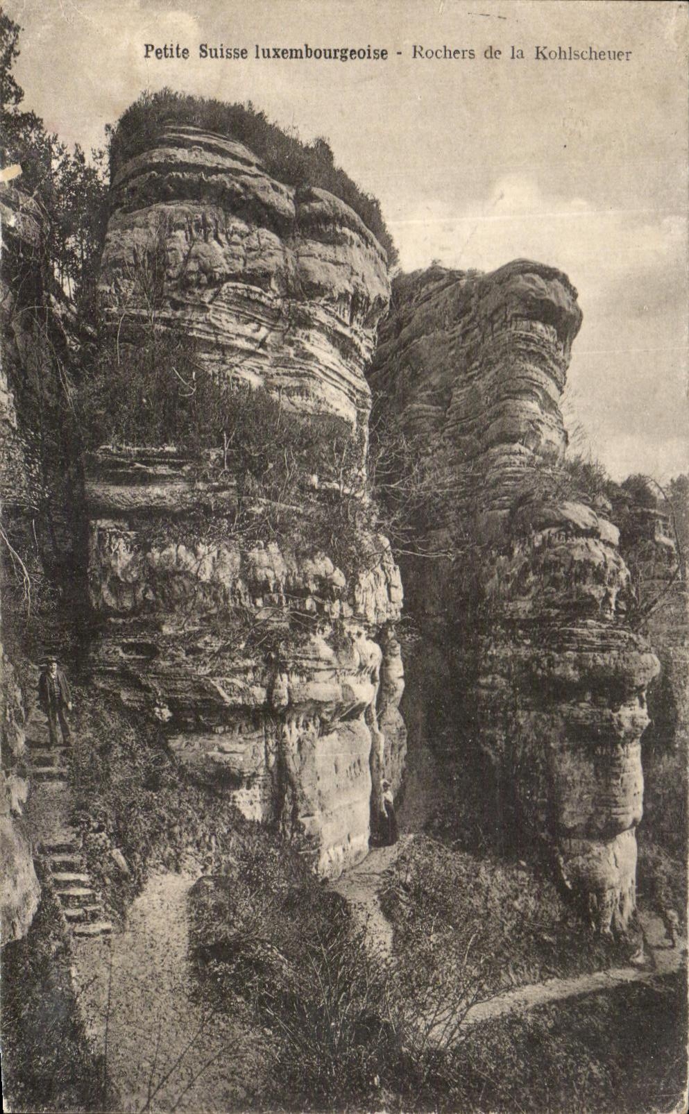 Swiss Small CPA Luxembourg Rocks Of Kohlscheuer