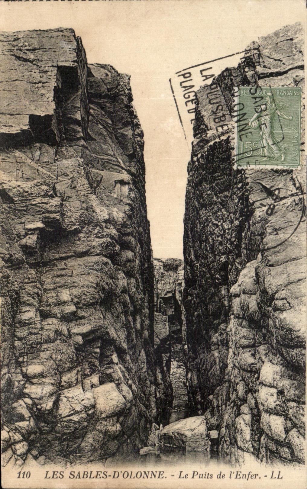 CPA Sables d'Olonne the Well Of the Hell