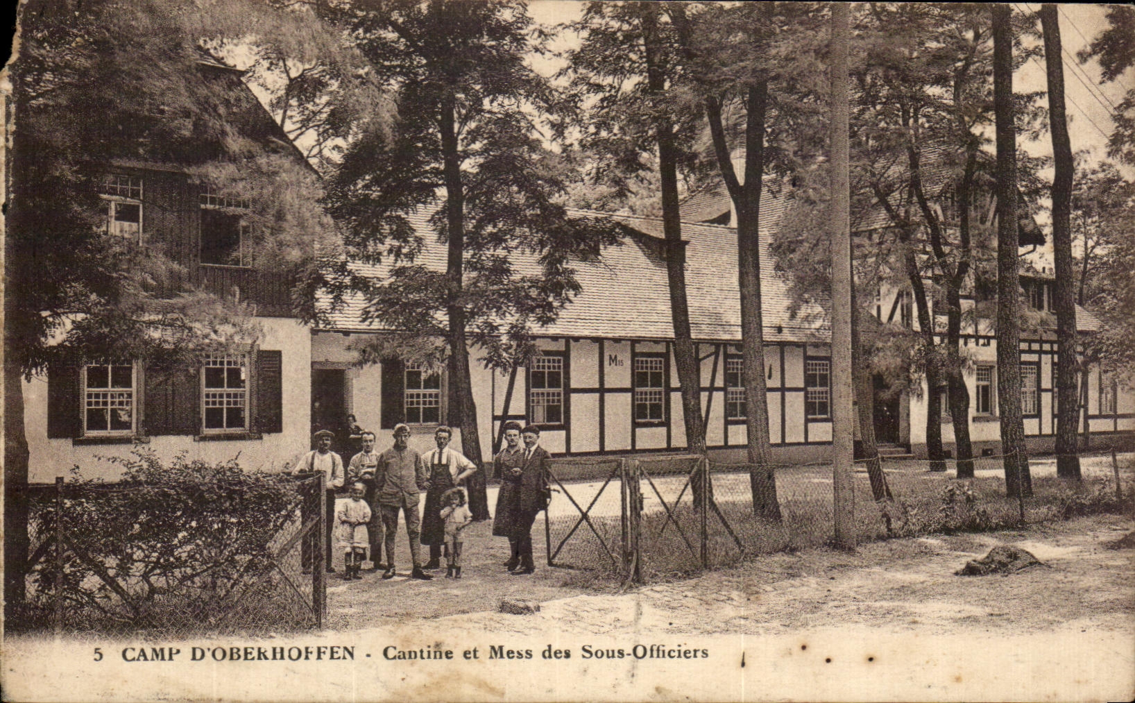 CPA Camp D' Oberhoffen Canteen and Mess of Under Militaria Officers