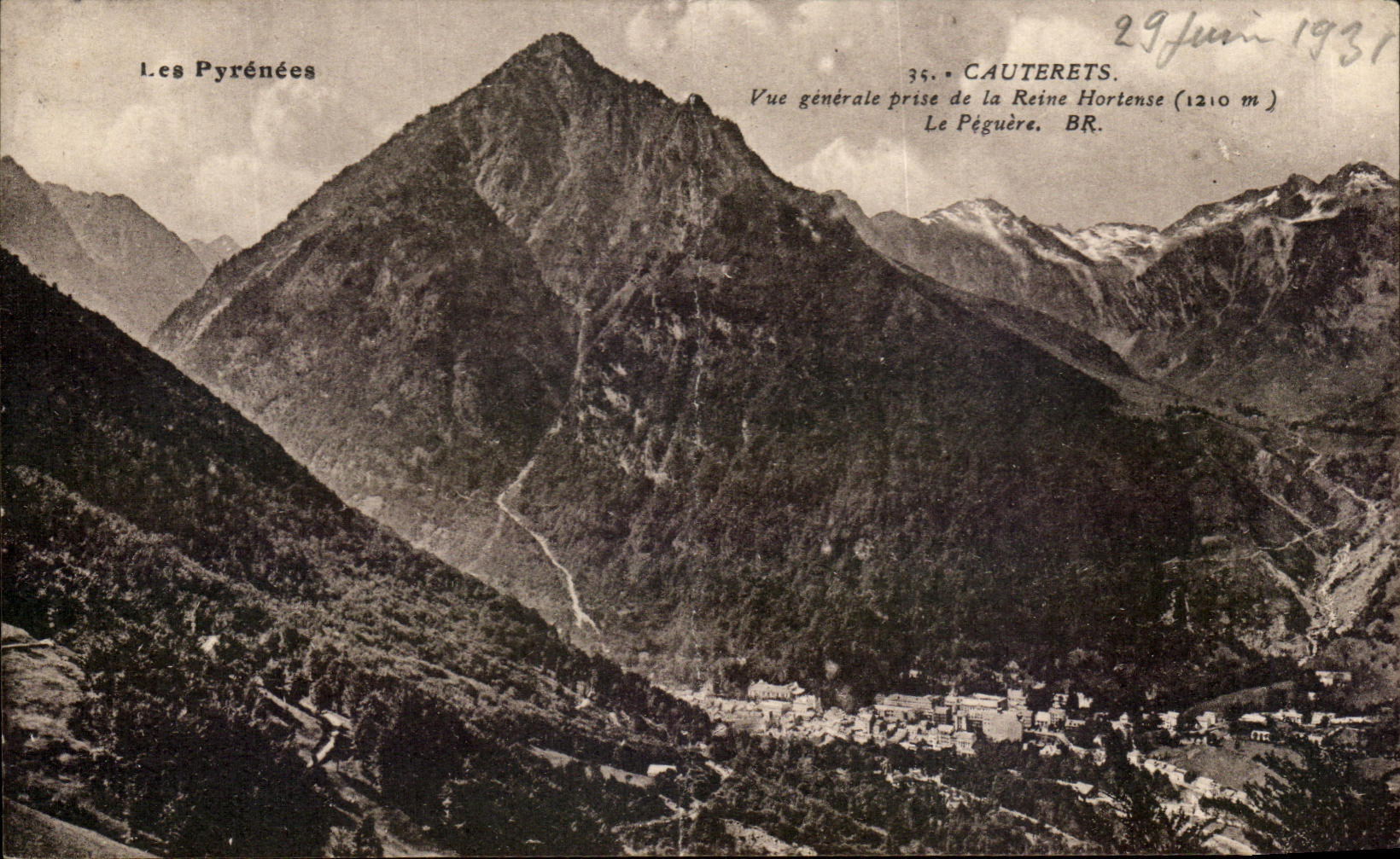 CPA Cauterets View Taken of the Hortense Queen the peguere
