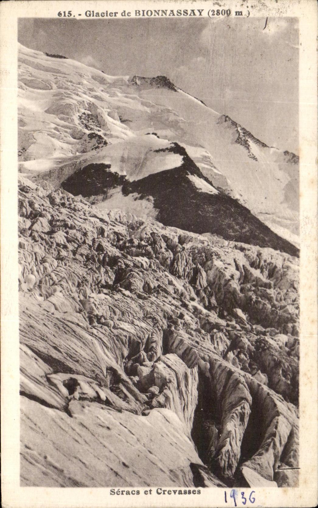 CPA Glacler de Bionnassay Seracs and cracks