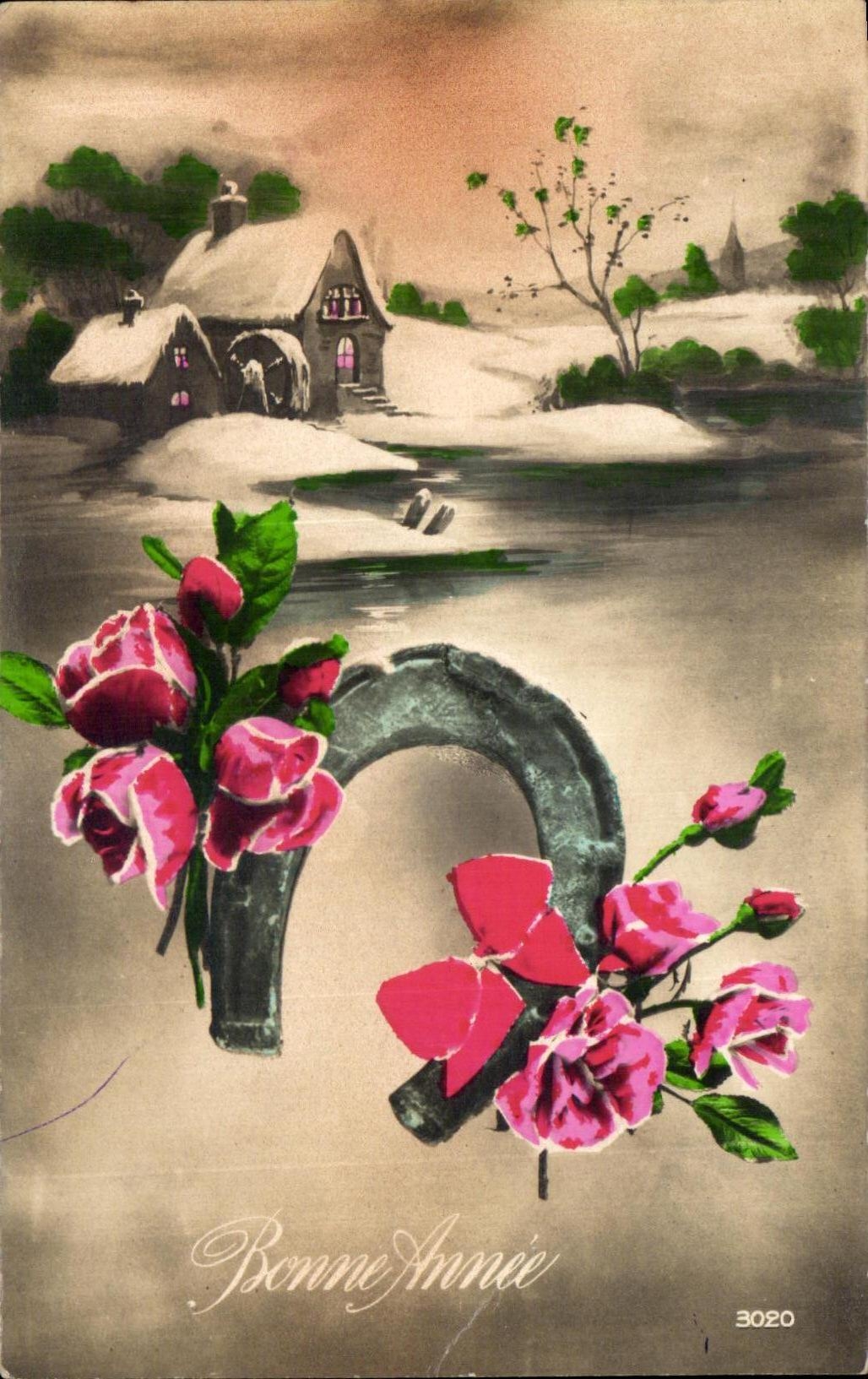 CPA Fantaisie Bonne Annee