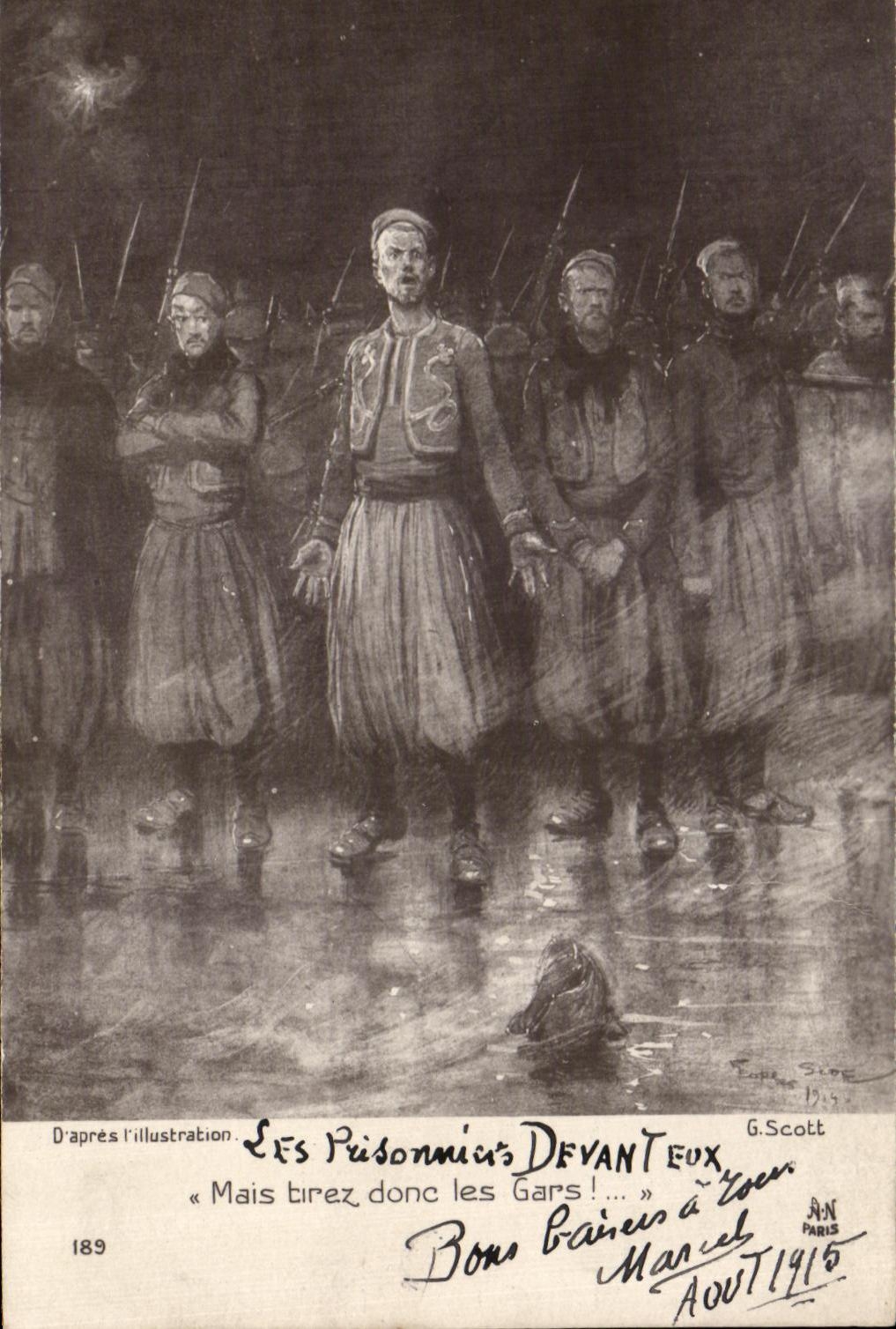 CPA But thus Draw the Guy Militaria G Scott