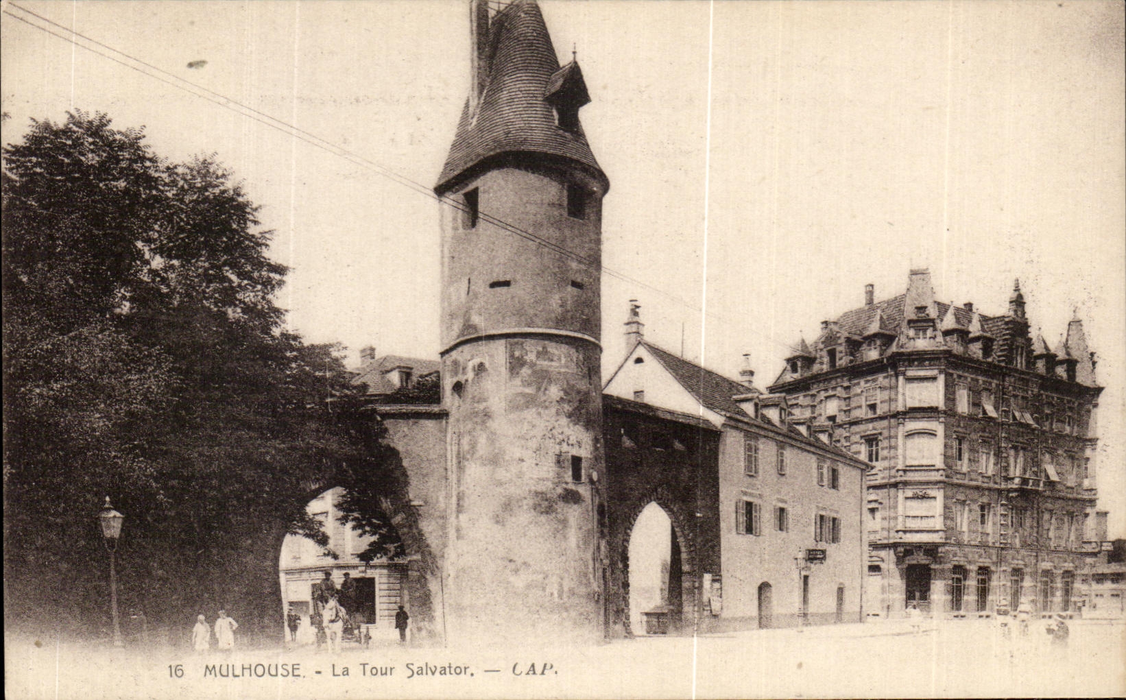 CPA Mulhouse la torre de Salvator