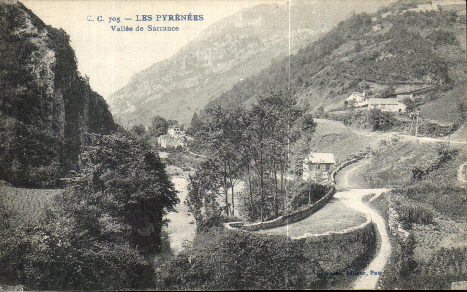 CPA the Pyrenees Valley of Sarrance