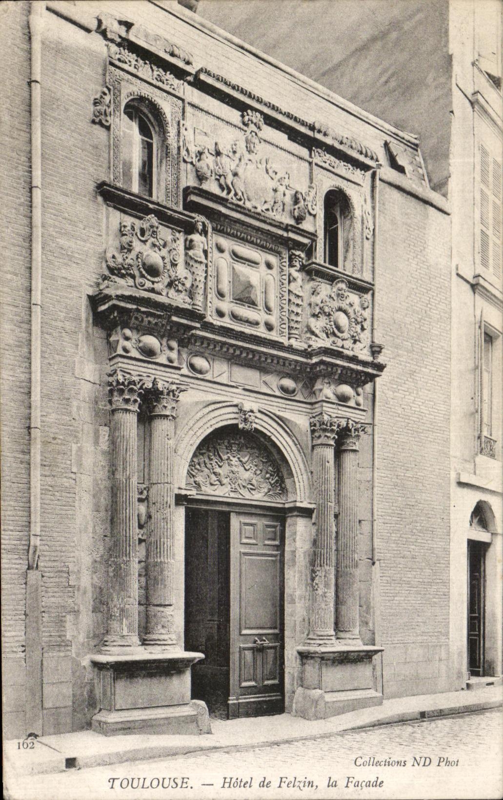 CPA Toulouse Hotel de Felzin La Facade