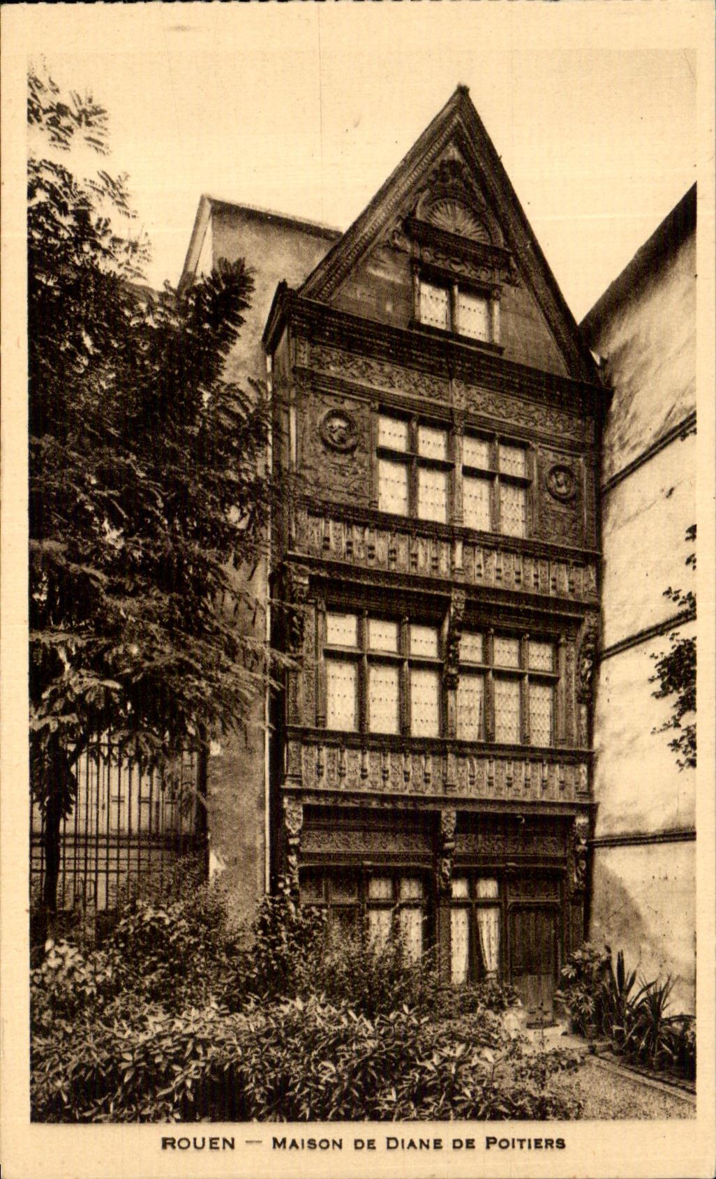 CPA Rouen House Of Diane of Poitiers