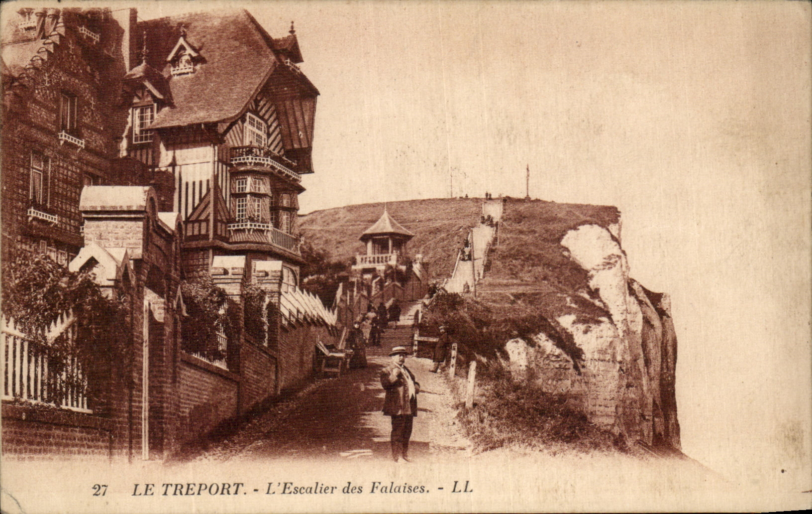 CPA Treport the Staircase of Cliffs